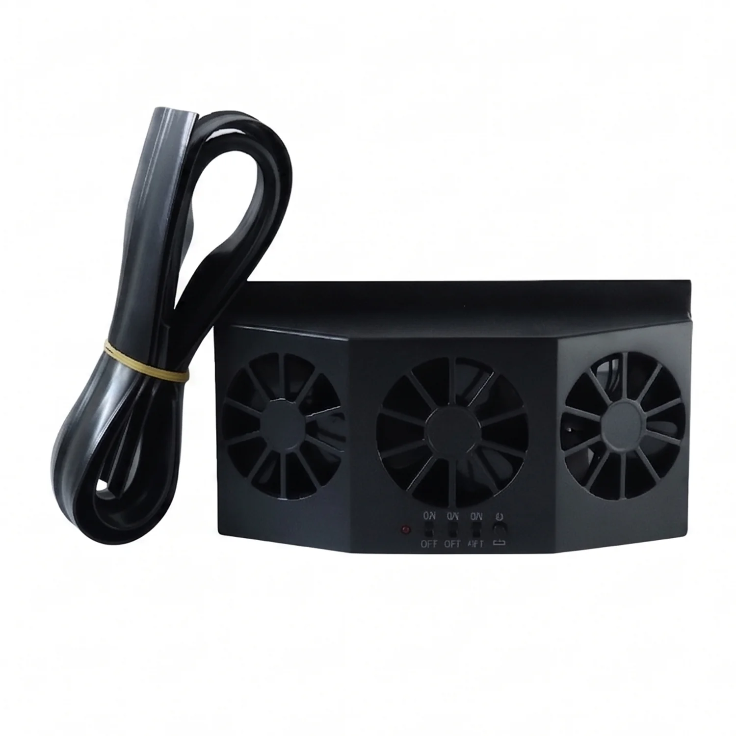Solar Powered Car Window Ventilation Fan (1 Pc) - Image 4