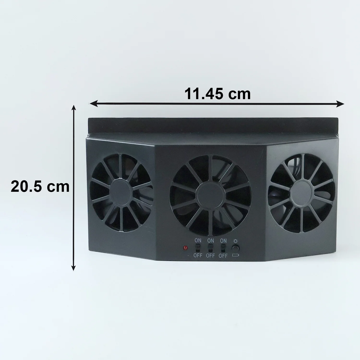 Solar Powered Car Window Ventilation Fan (1 Pc) - Image 6