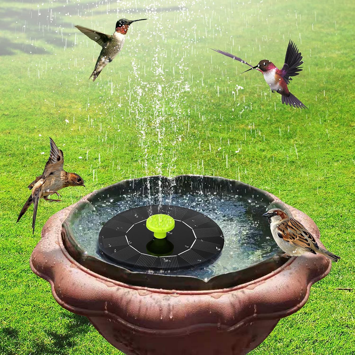 Solar-Powered Garden Fountain Pump 1 Set - Image 6