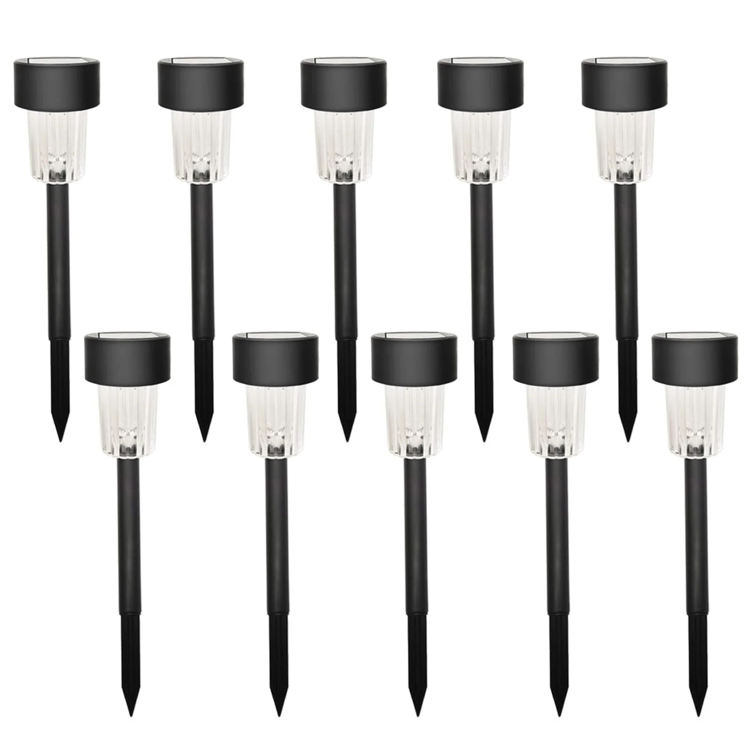 Solar Powered Garden Pathway Lights (10 Pc / Set) - Image 5