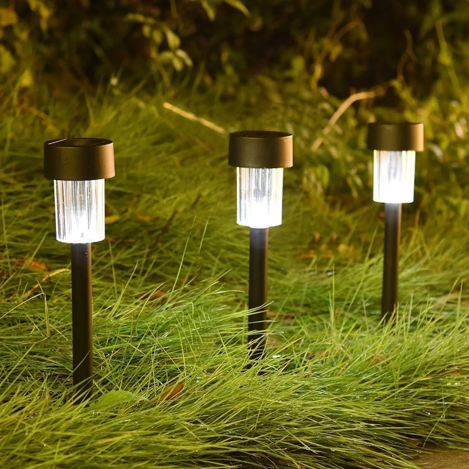Solar Powered Garden Pathway Lights (10 Pc / Set) - Image 6