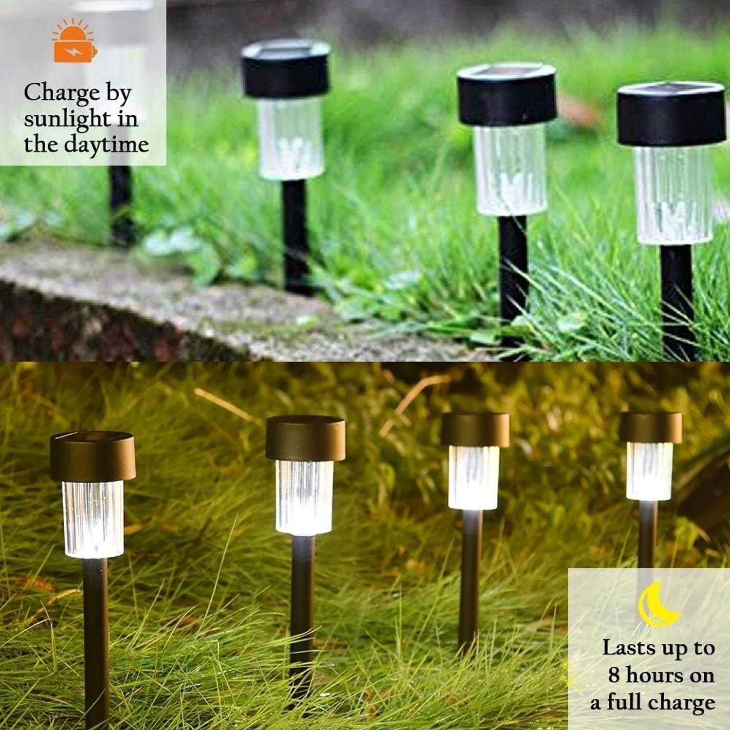 Solar Powered Garden Pathway Lights (10 Pc / Set) - Image 7