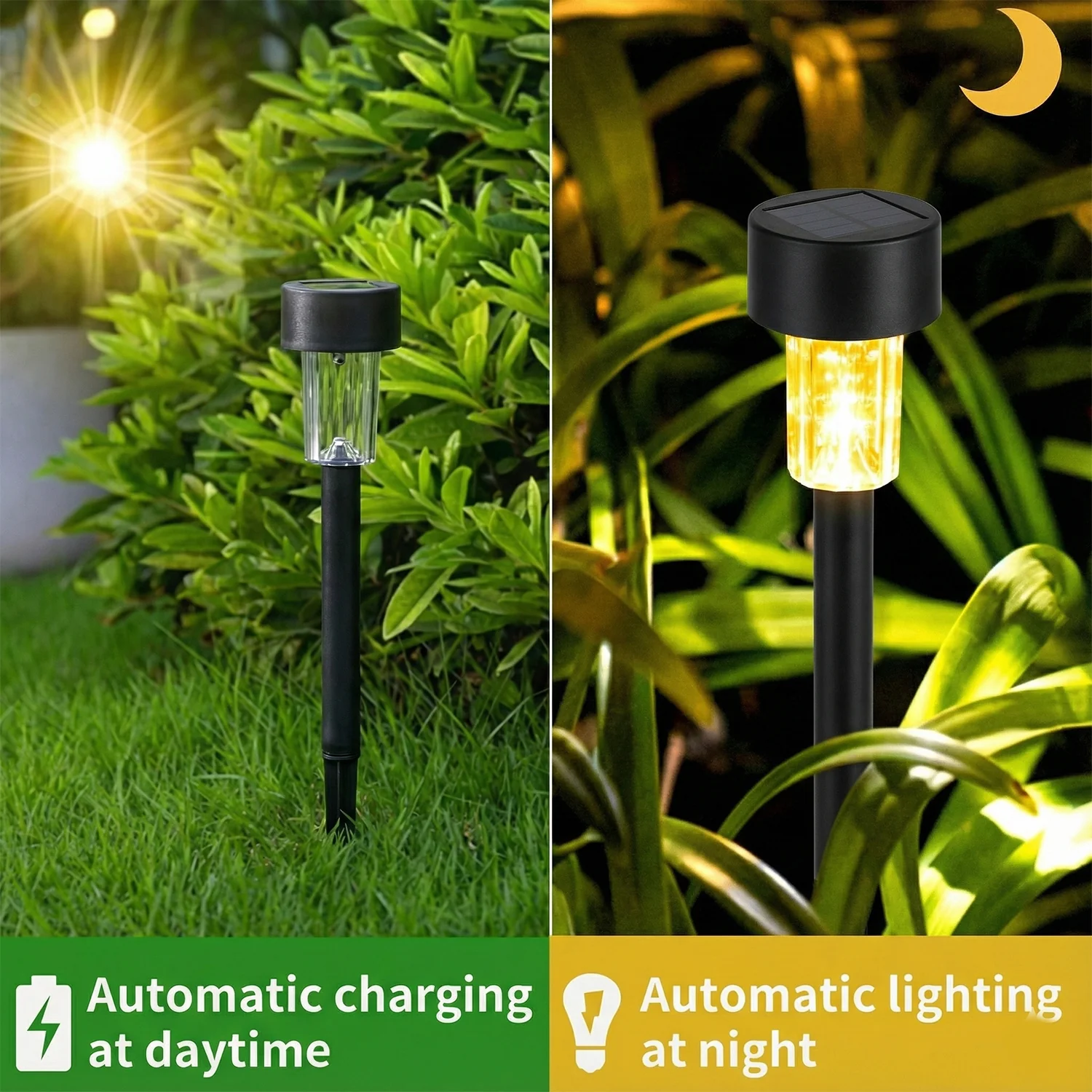 Solar Powered Lawn Pathway Light Set (12 Pcs Set) - Image 4