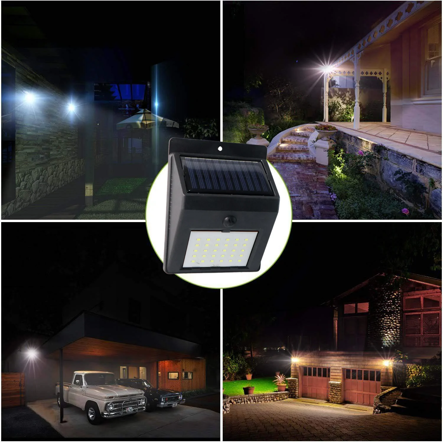 Solar Powered LED Wall Light - (1 Pc) - Image 6