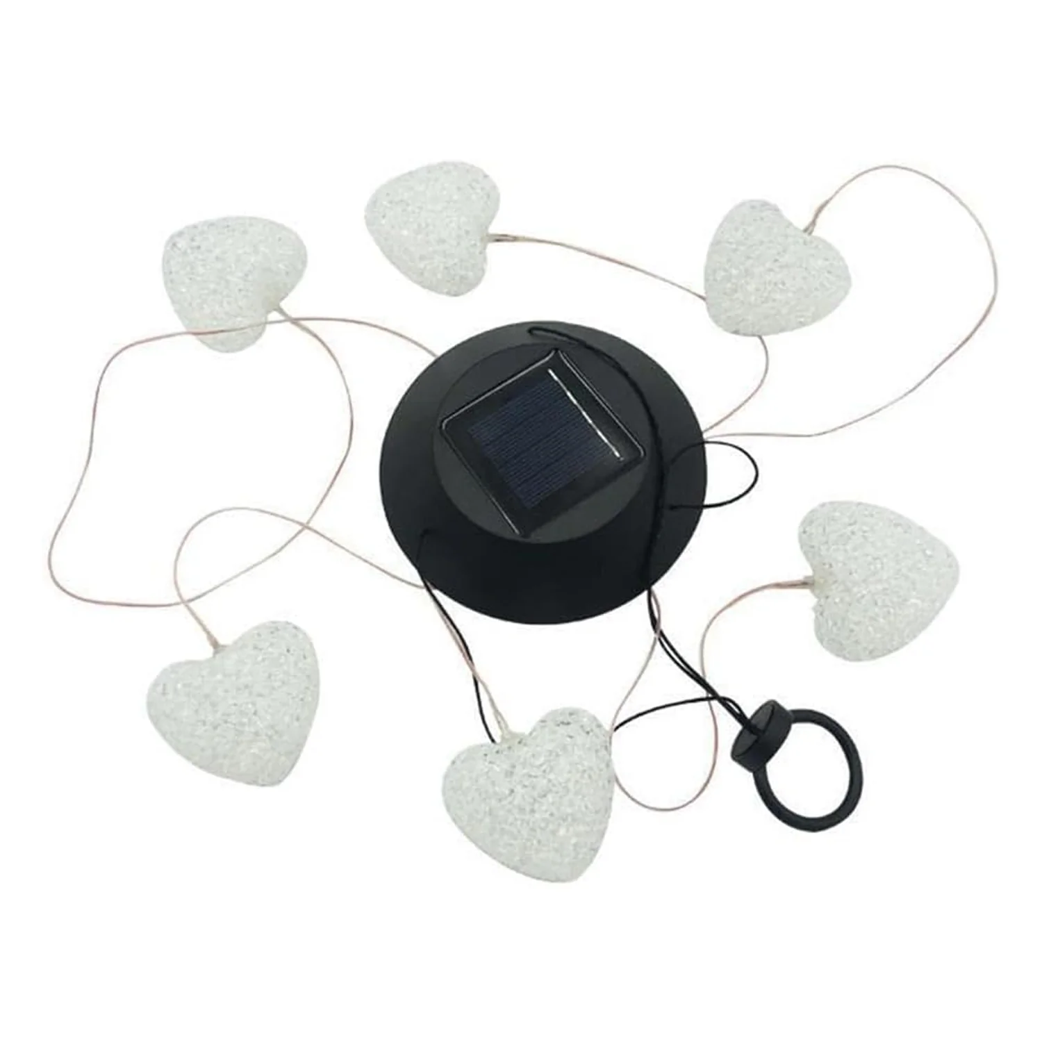 Solar Powered Wind Chimes with Lights: Outdoor Garden Decor (6 LED) - Image 4