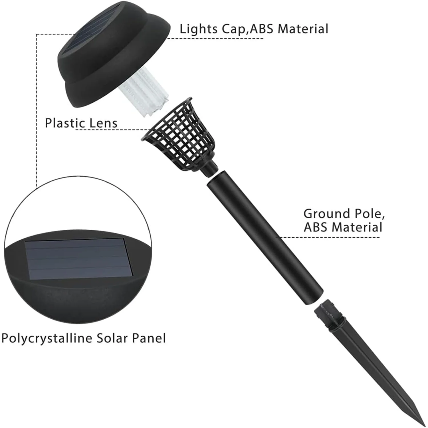 Solar Powered Mosquito Killer Garden Light (5 Pc) - Image 10