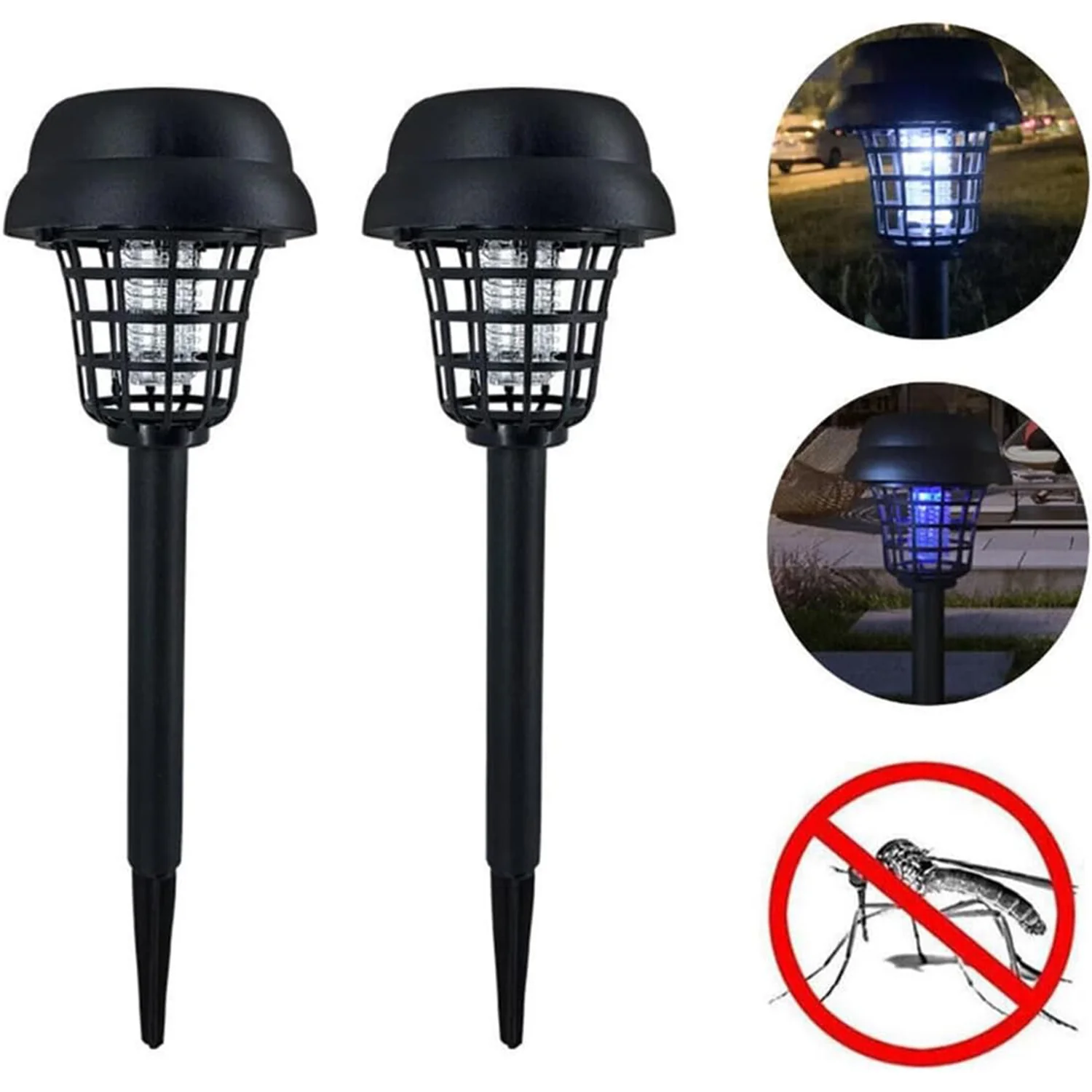 Solar Powered Mosquito Killer Garden Light (5 Pc) - Image 8