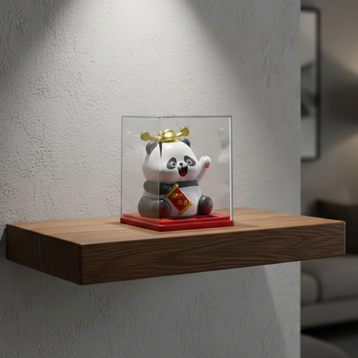 Solar Powered Moving Hand Panda Showpiece (1 Pc) - Image 4