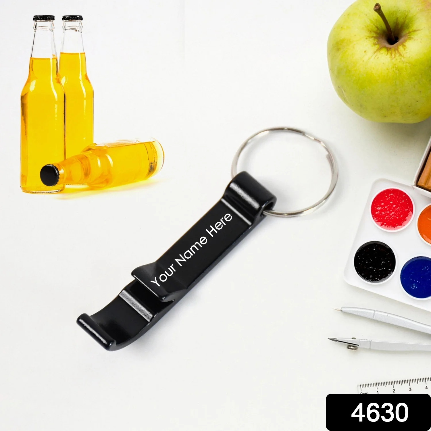 Customized Metal Bottle Opener Keychain (1 Pc) - Image 2