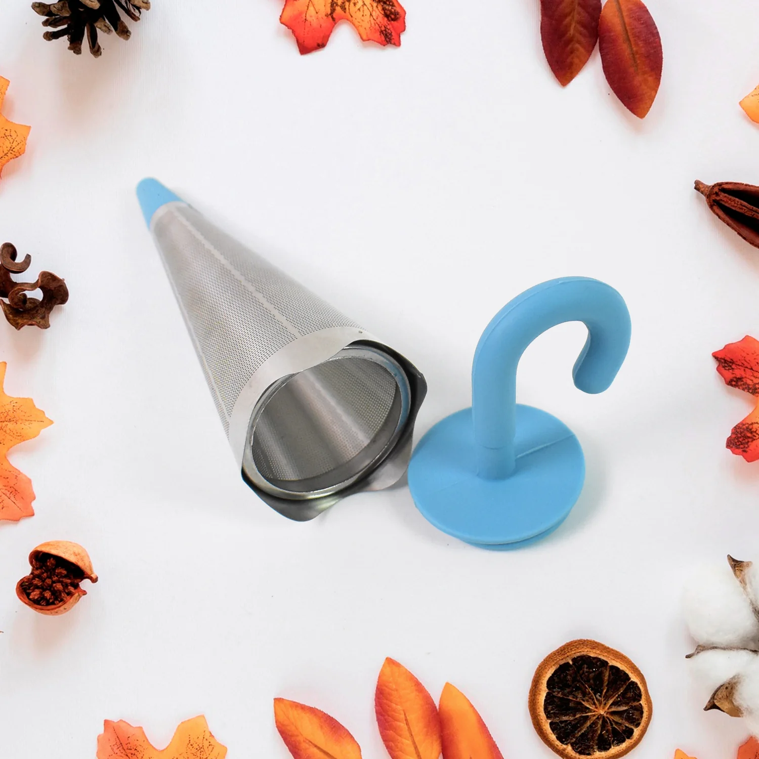 Reusable Cute Umbrella Tea Strainer Without Tray / Stand (1 Pc / Mix Color) - Image 6