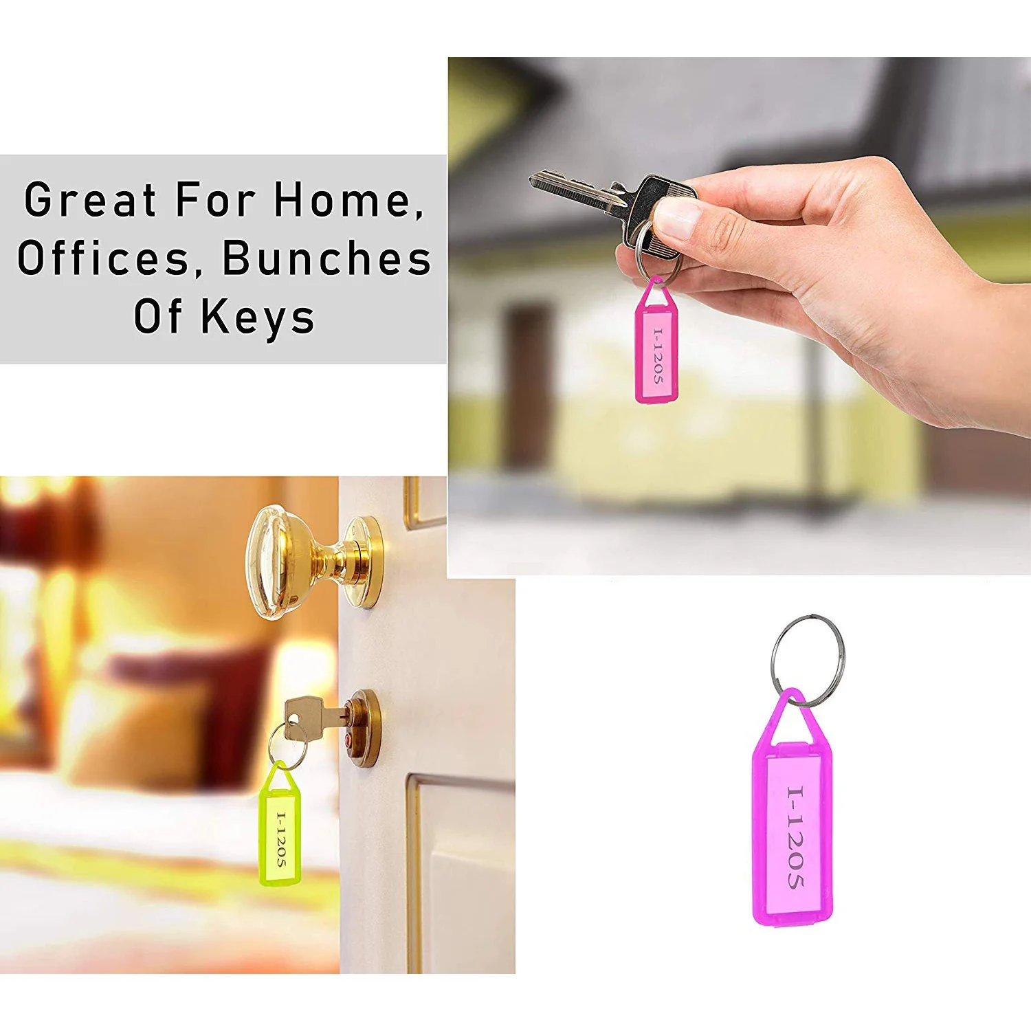 1 Pc Keychain Tag Label Used For Decorative Purpose On Keys And All - Image 6