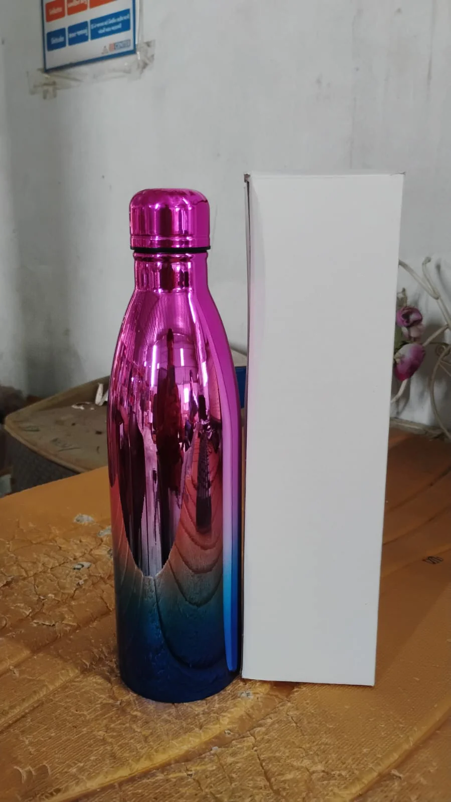 Stainless Steel Water Bottle (Approx 1000ML / 1 Pc) - Image 9