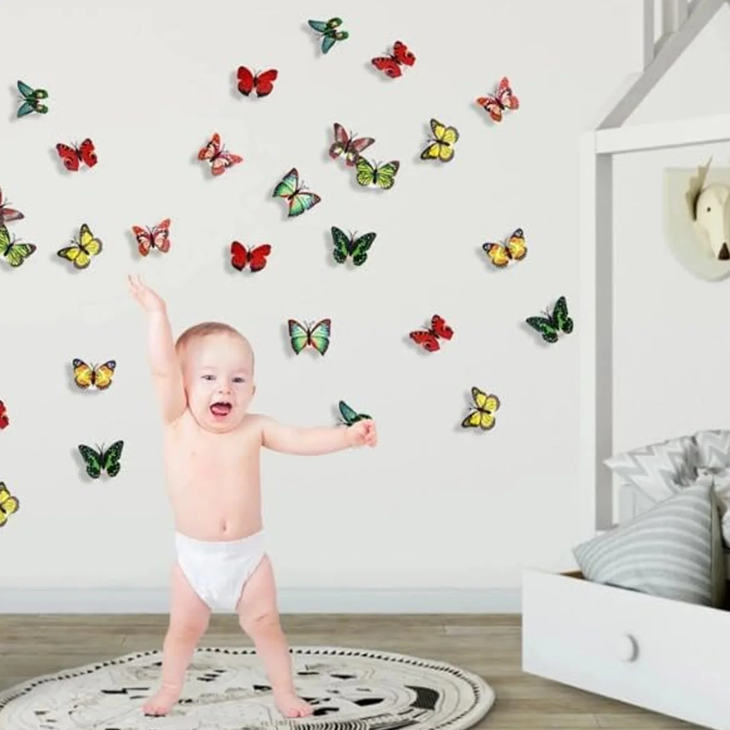 The Butterfly 3D Night Lamp Comes with 3D Illusion Design (1 Pc / Loose) - Image 3
