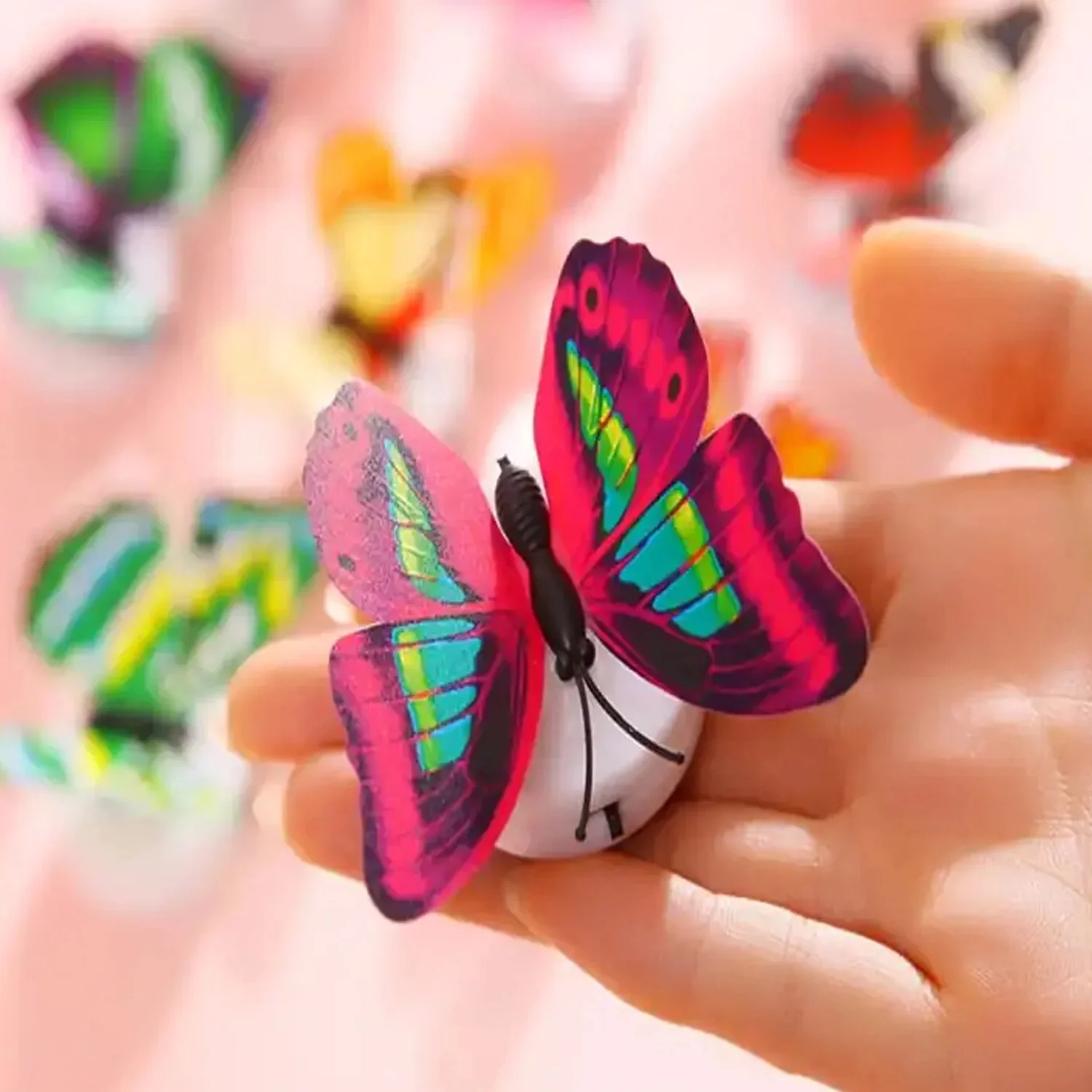 The Butterfly 3D Night Lamp Comes with 3D Illusion Design (1 Pc / Loose) - Image 4