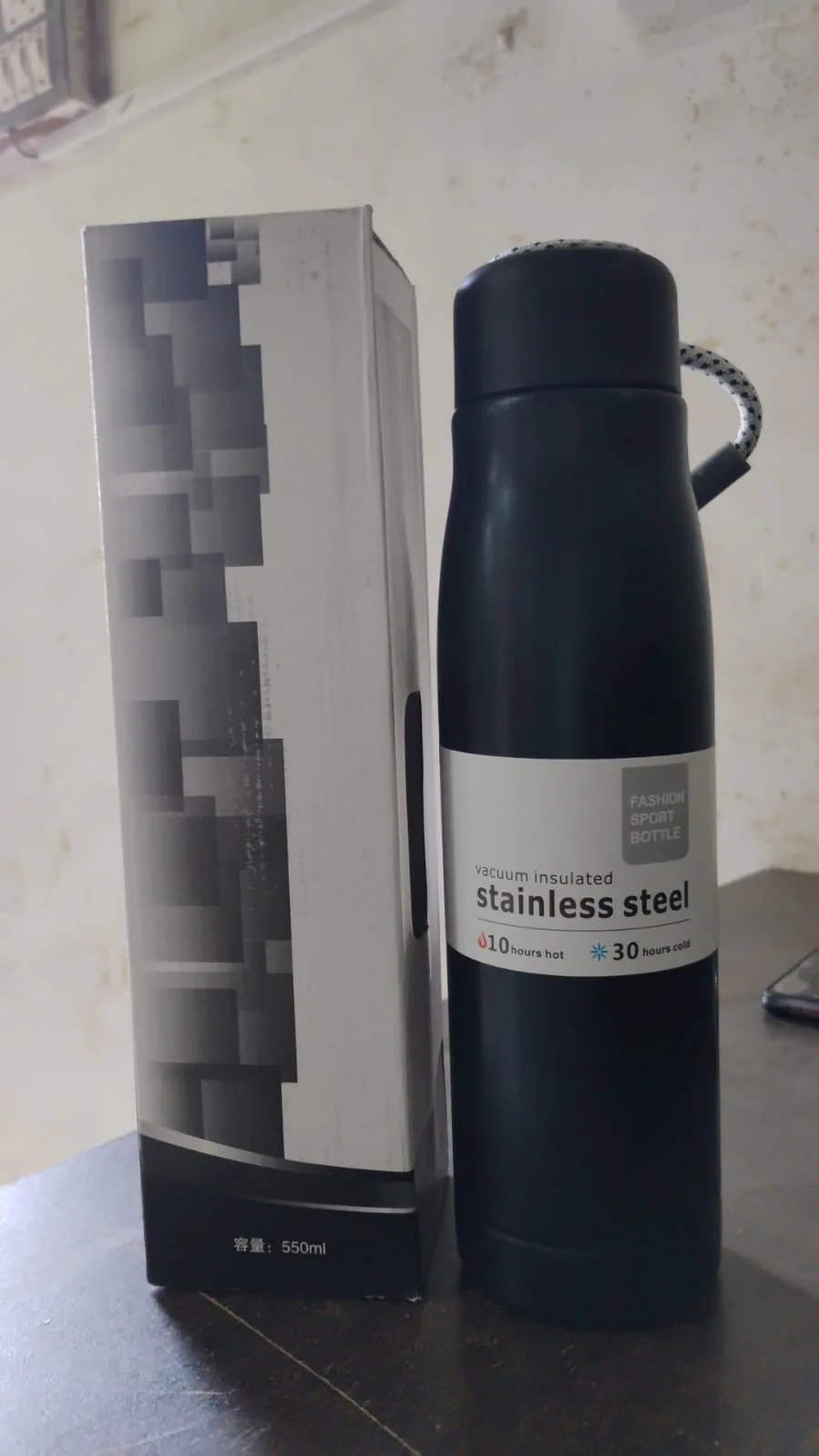 Customized / Personalized Double Wall Vacuum Insulated Water Bottle (550 ML) - Image 11