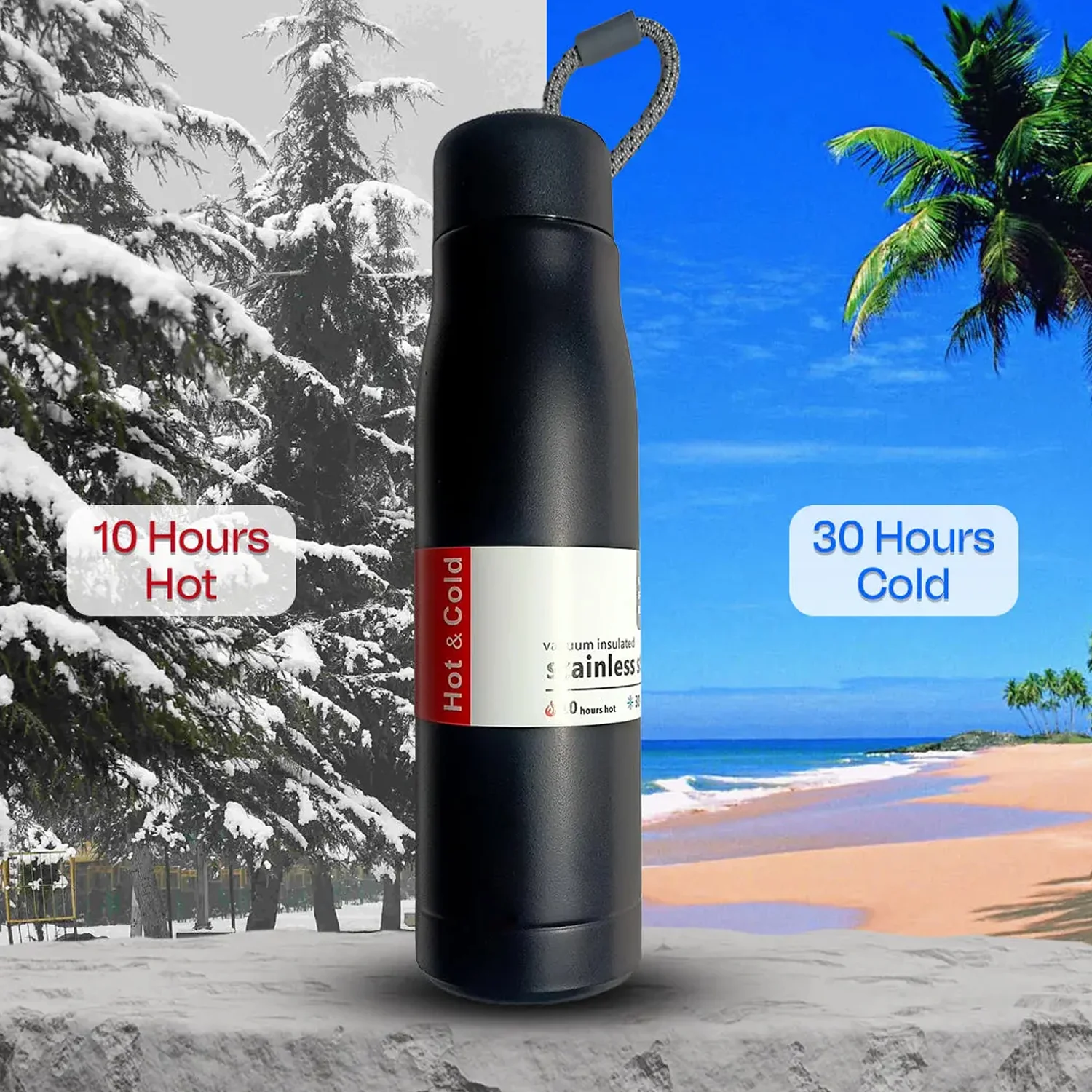 Customized / Personalized Double Wall Vacuum Insulated Water Bottle (550 ML) - Image 8