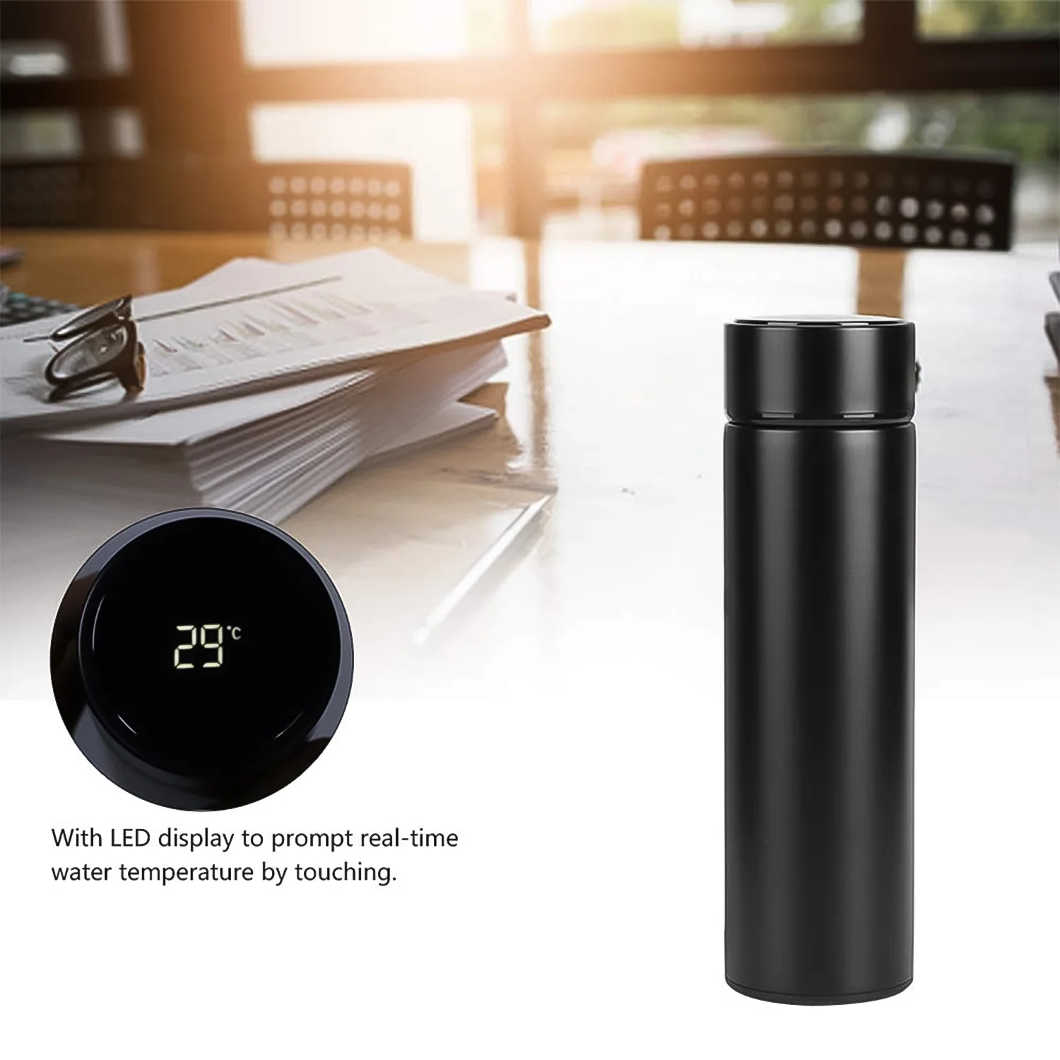 Customized Thermal Coffee  Tea Pot and Bottles with LED Display 500 ML and 1000 ML - Image 3