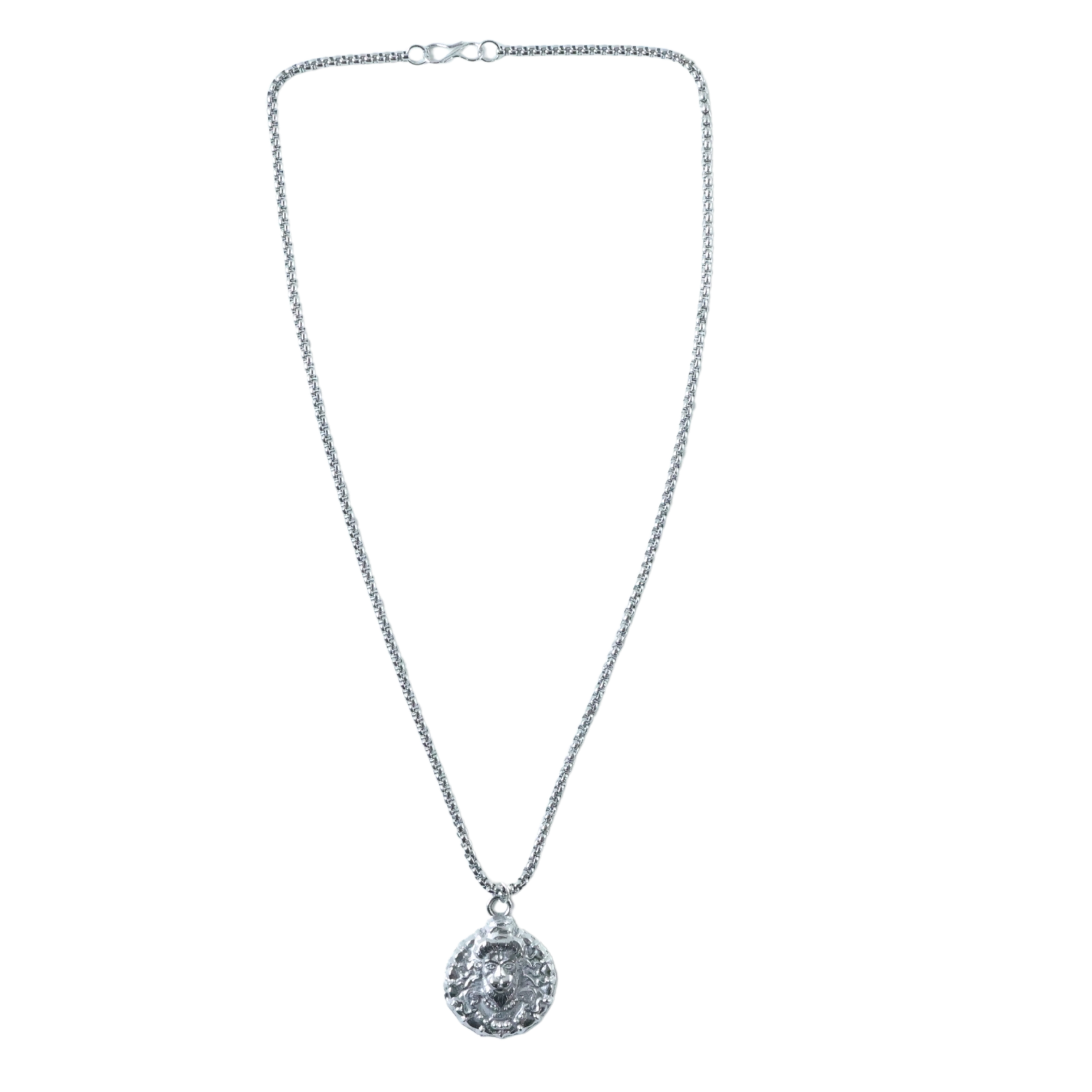 Hanuman faceLocket With Chain, Pendant Necklace Chain (1 Pc) - Image 4