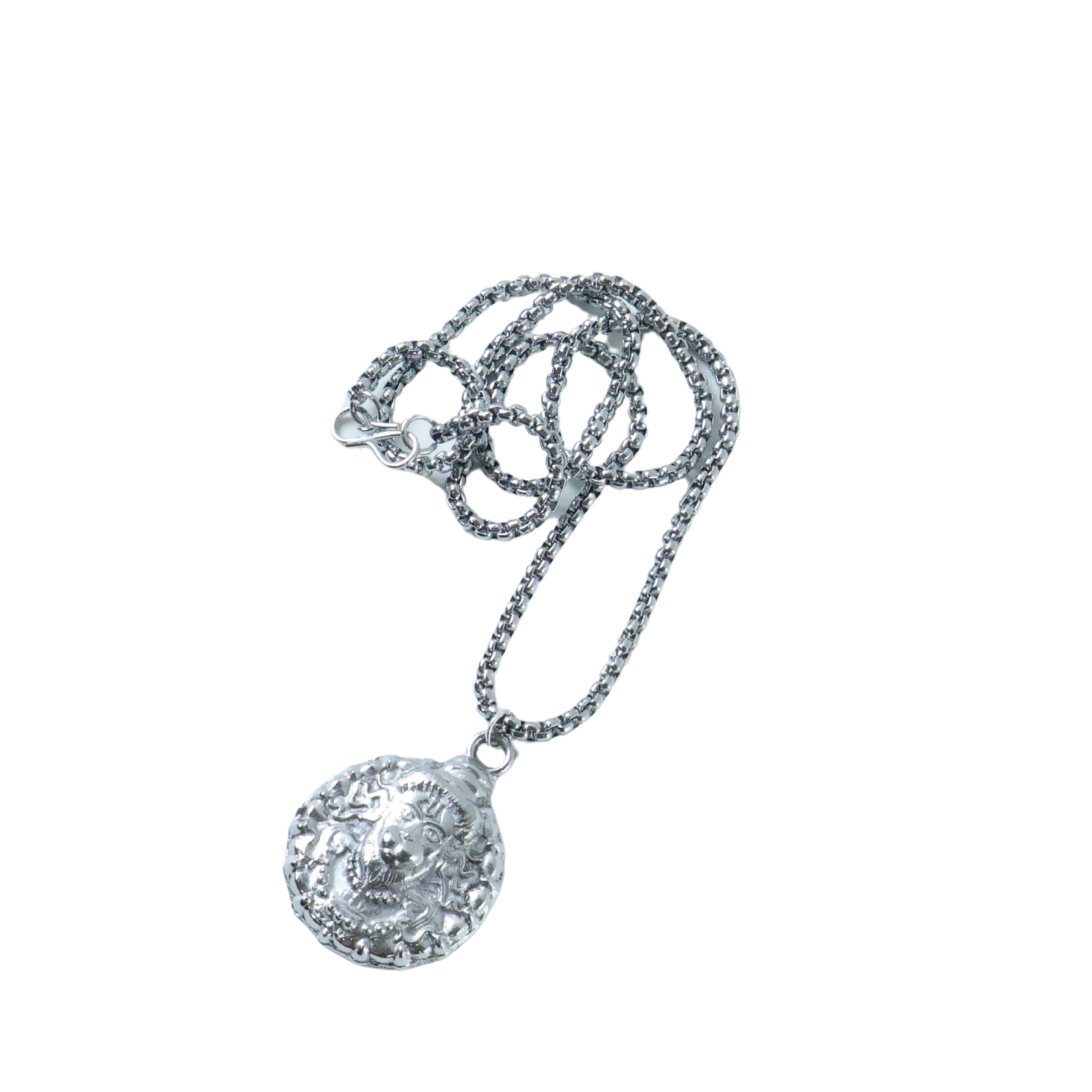 Hanuman faceLocket With Chain, Pendant Necklace Chain (1 Pc) - Image 6