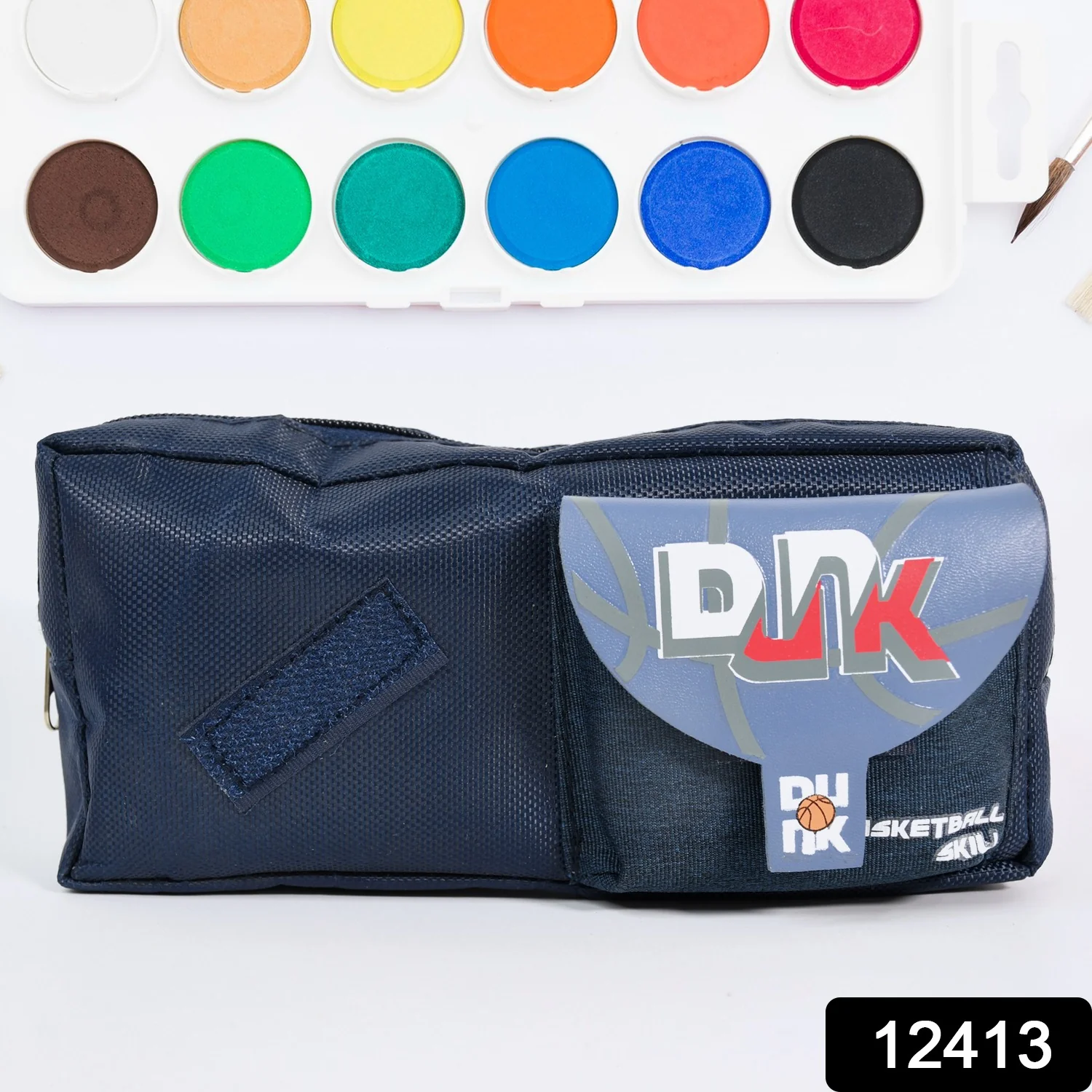 Pencil Pouch with Zipper – Large Stationery Bag for Students (1 Pc) - Image 2