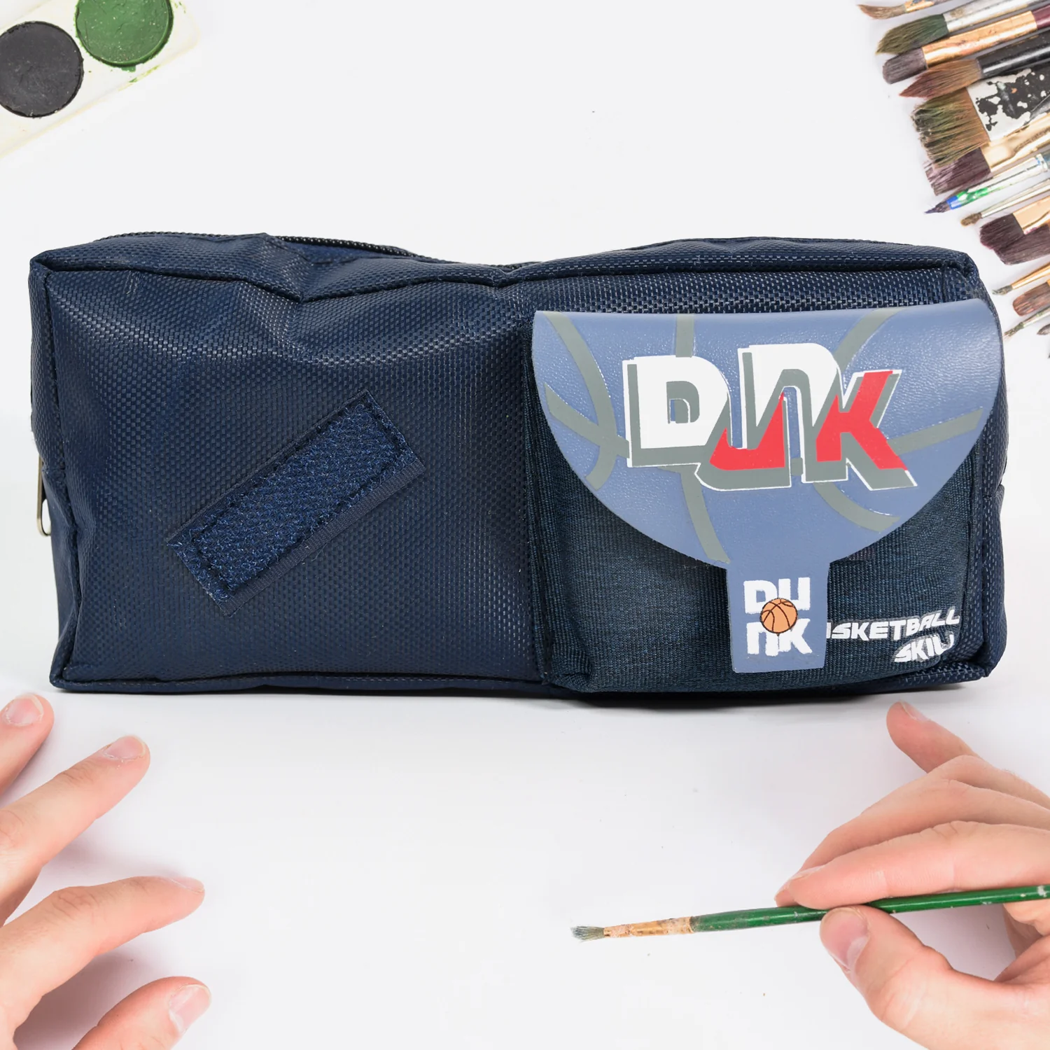 Pencil Pouch with Zipper – Large Stationery Bag for Students (1 Pc) - Image 4