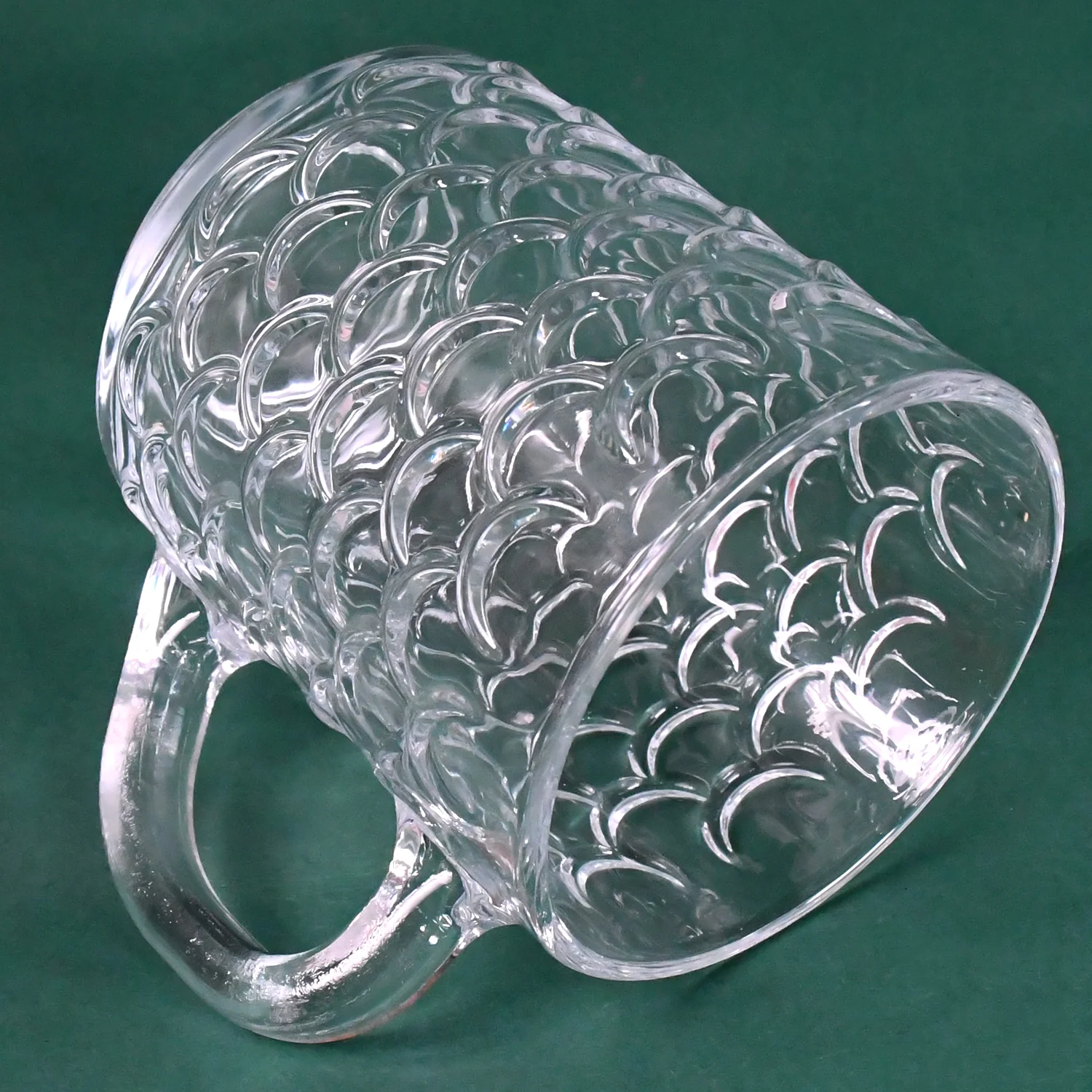 Glass Coffee & Tea Cup / Mug With Handle, Water glass (6 pcs Set / 225 ML) - Image 6