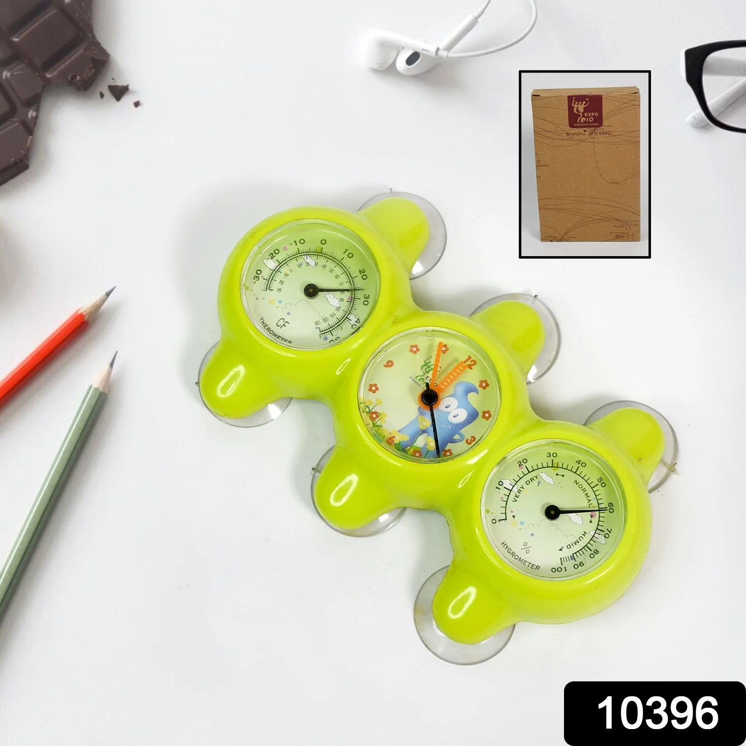 Plastic 3 in 1 Precision Desktop Clock (1 Pc) - Image 2