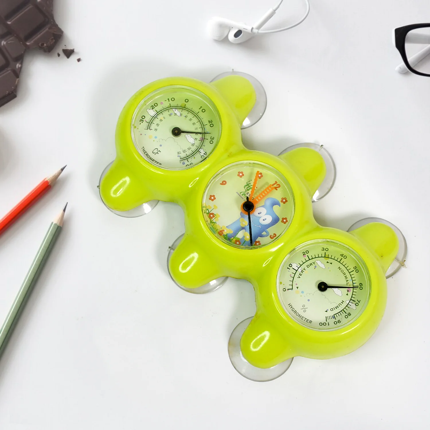 Plastic 3 in 1 Precision Desktop Clock (1 Pc) - Image 3