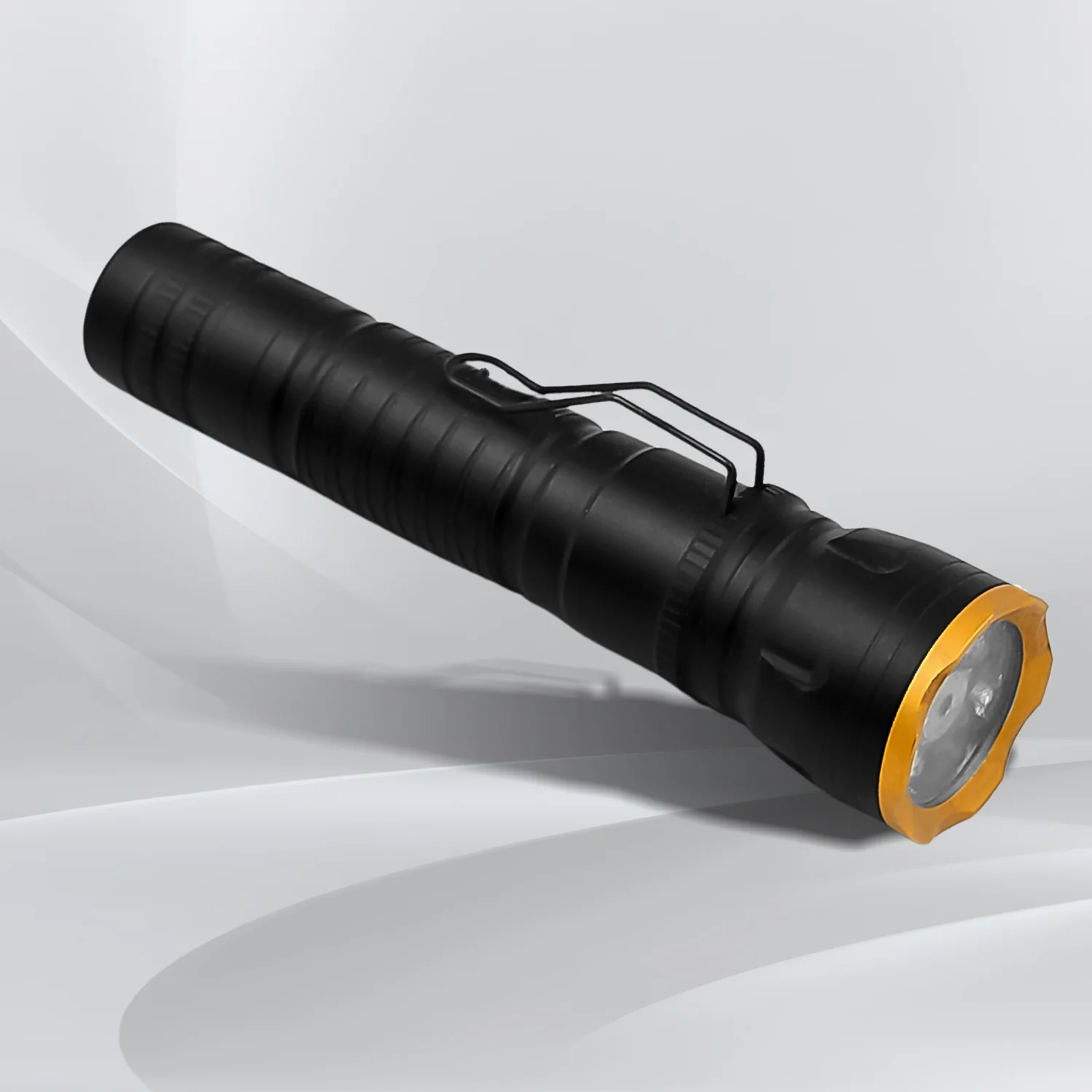 2in1 5 LED With 1 Laser Light Portable Mini Torch / Flashlight LED Powerful High Lumens Pen Light with Clip, Portable Pocket Compact Torch for Emergency A Battery operated (1 Pc / Battery not included) - Image 5