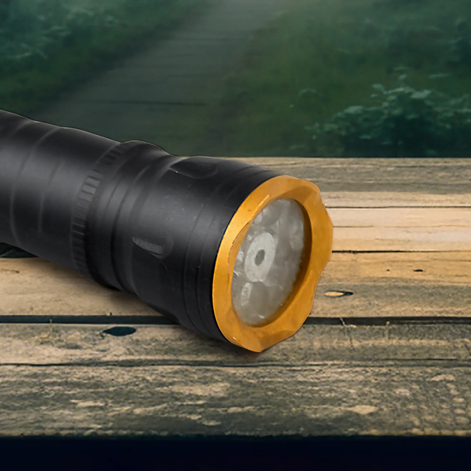 2in1 5 LED With 1 Laser Light Portable Mini Torch / Flashlight LED Powerful High Lumens Pen Light with Clip, Portable Pocket Compact Torch for Emergency A Battery operated (1 Pc / Battery not included) - Image 7