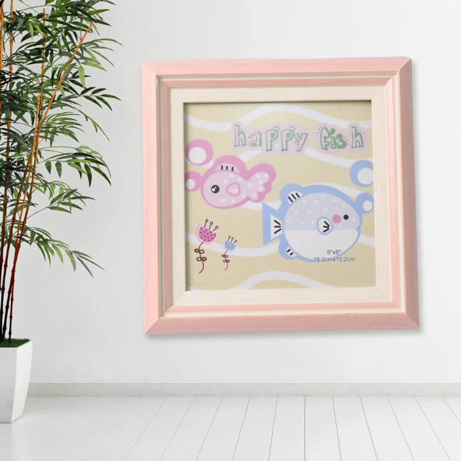 Creative Solid Wooden Photo Frame (15.2cmx15.2cm / 1Pc) - Image 5
