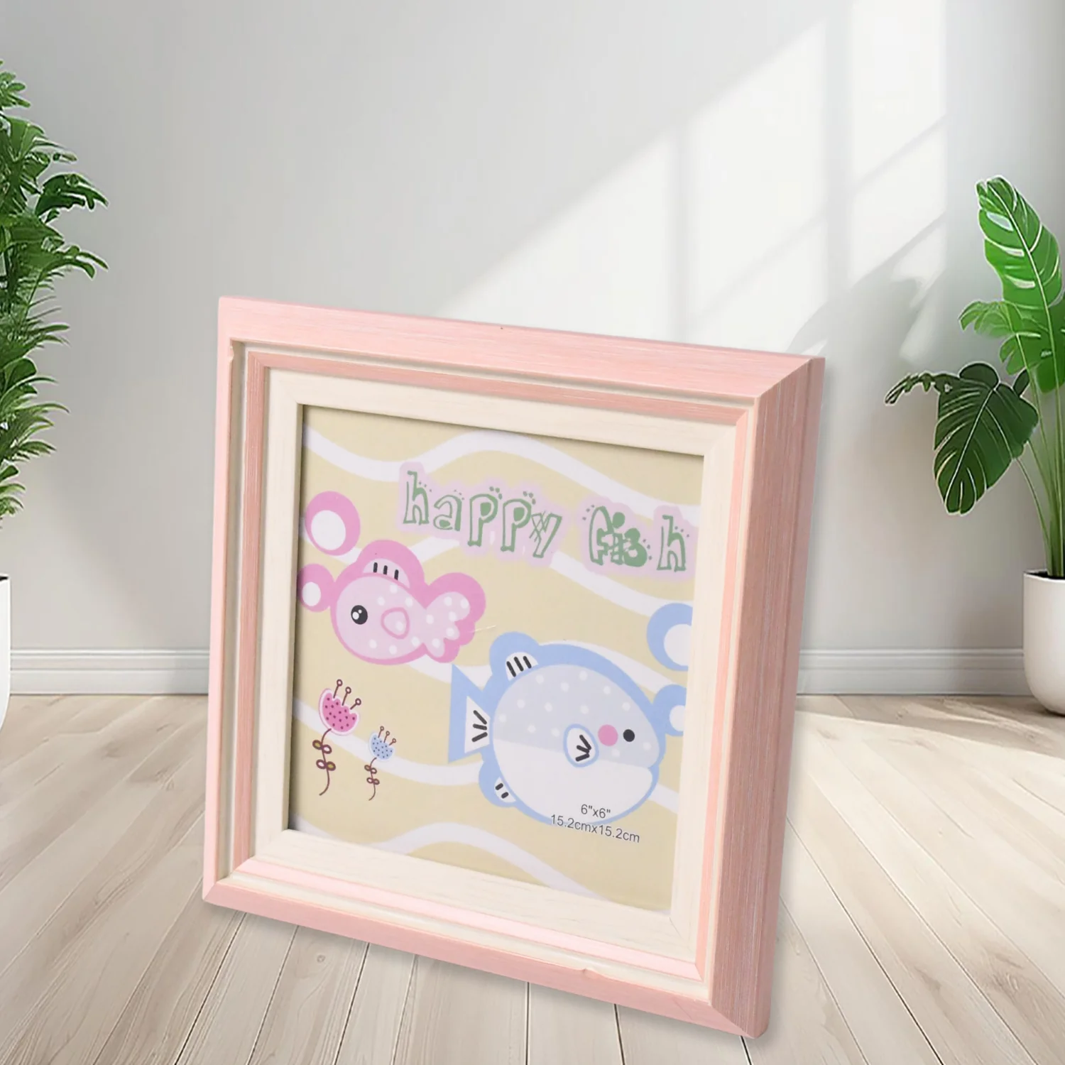 Creative Solid Wooden Photo Frame (15.2cmx15.2cm / 1Pc) - Image 6