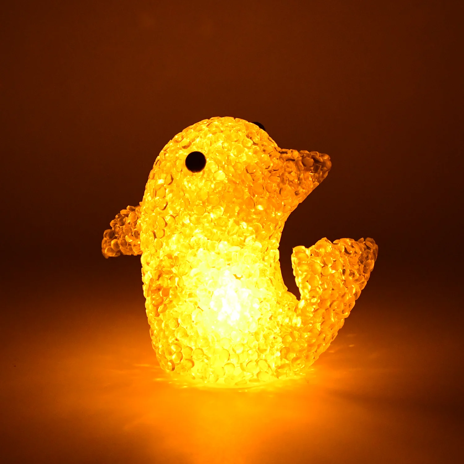 Dolphin Shape Crystal LED Night Light Lamp – Glowing Animal Decorative Light (1 Pc) - Image 3