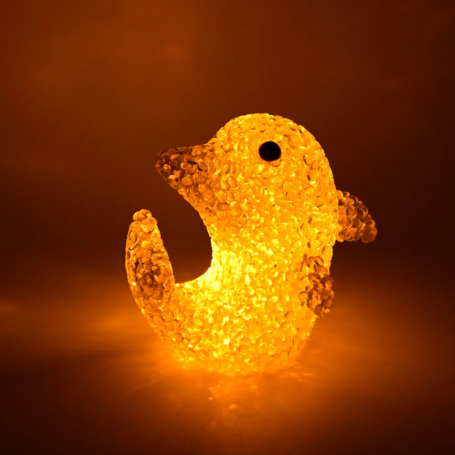 Dolphin Shape Crystal LED Night Light Lamp – Glowing Animal Decorative Light (1 Pc) - Image 4