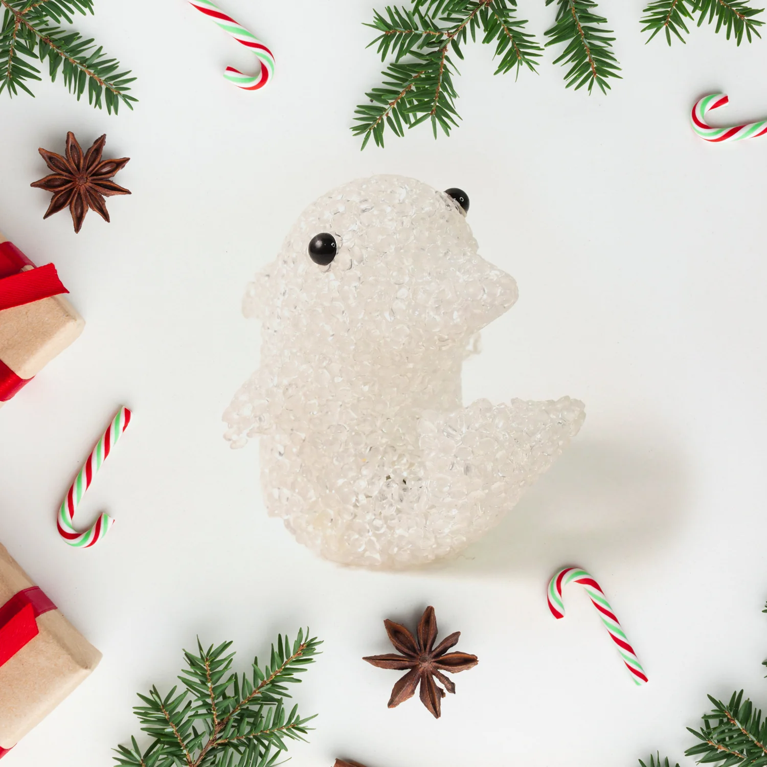 Dolphin Shape Crystal LED Night Light Lamp – Glowing Animal Decorative Light (1 Pc) - Image 7