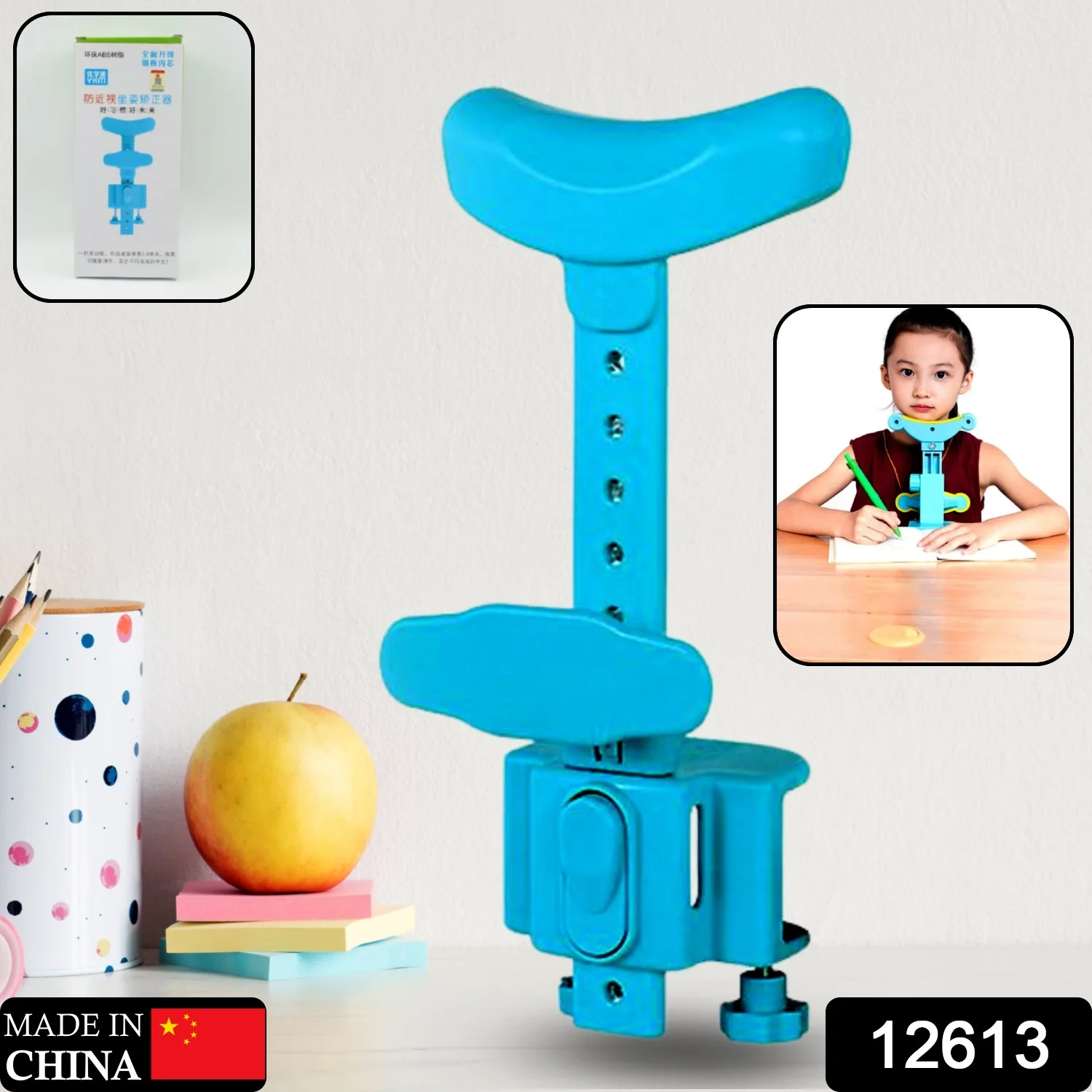 Student Sitting Posture Corrector Child Protector, Kids Sitting Posture Corrector for Reading Writing Adjustable Sitting Support Brace Eye Protection, School Gifts (1 Pc) - Image 3