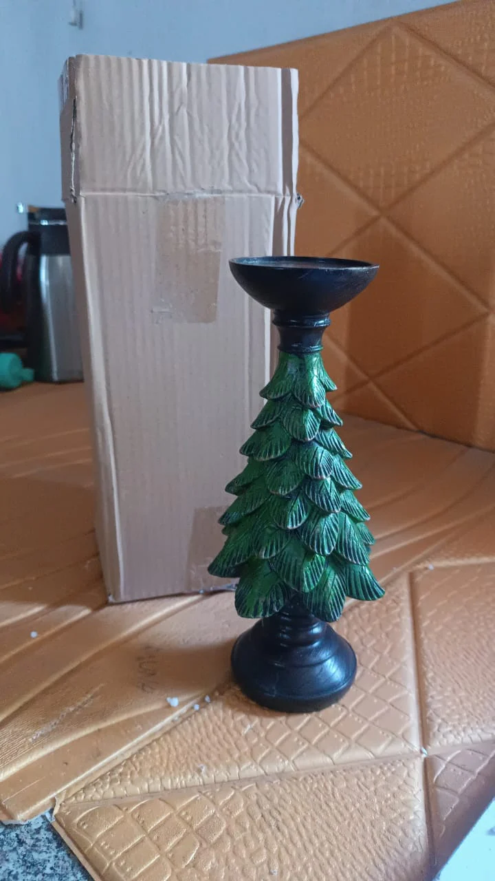 Christmas Tree Candleholder Candlestick Decorative for Home - Image 7