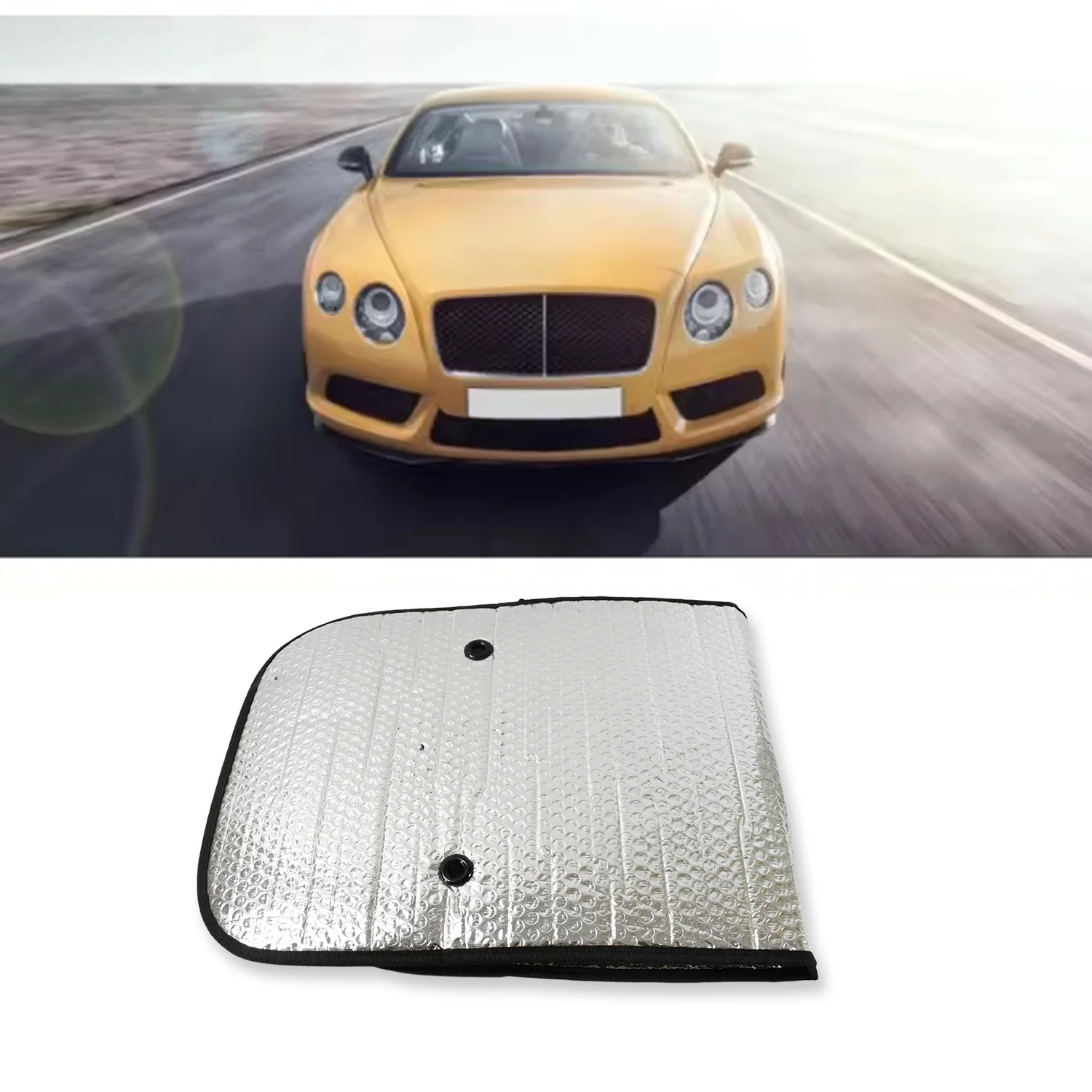 Car Windshield Sun Shade, Blocks UV Rays Sun Visor Protector,  (107×45 Cm) - Image 3