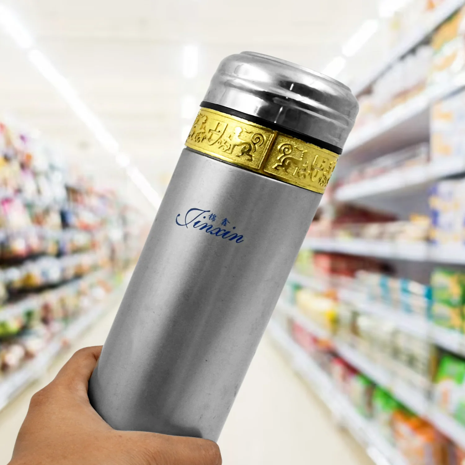 Stainless Steel Water Bottle – Leak Proof Gym Bottle (350 ML) - Image 5