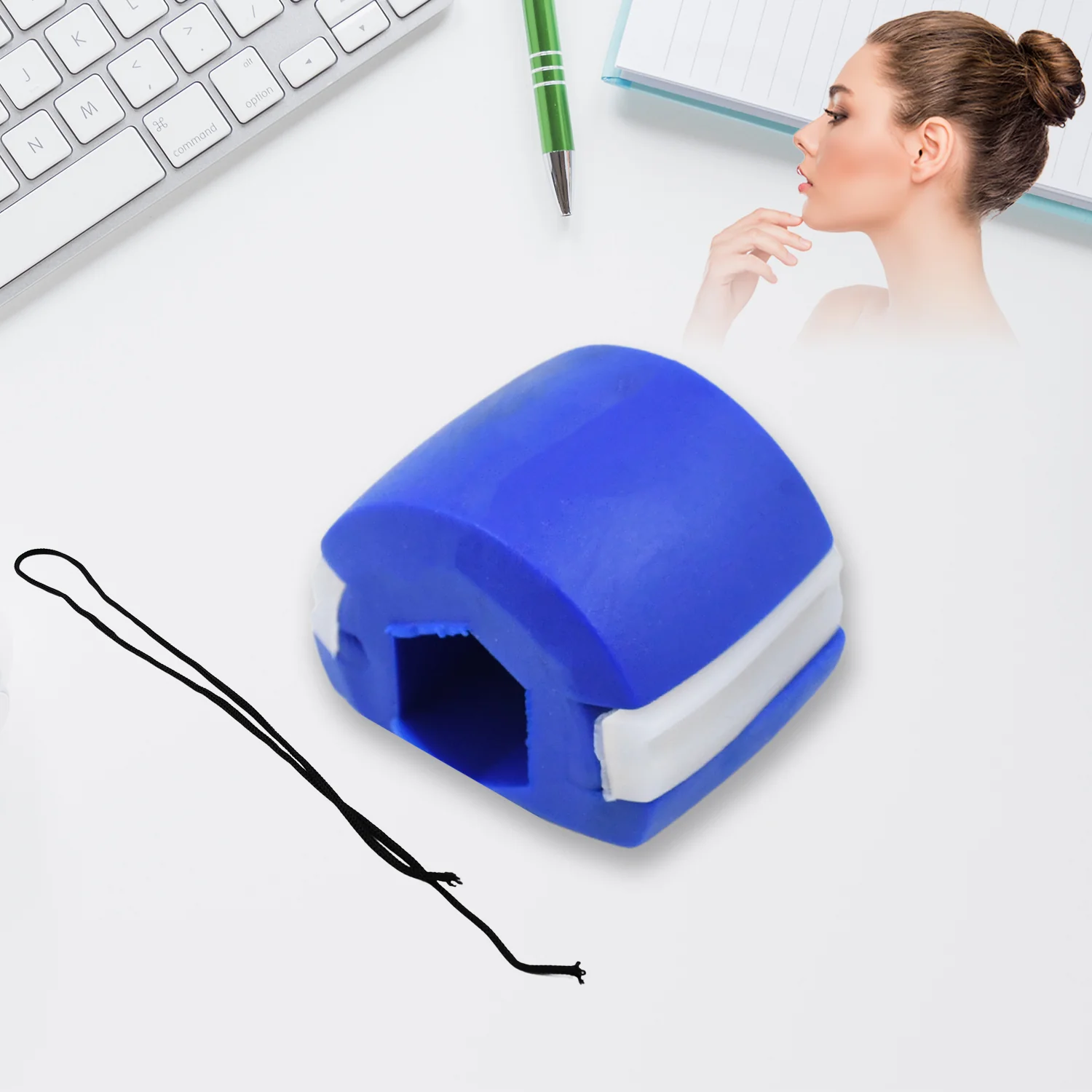 Dark Blue Mouth Exerciser – Fast Jaw Sculpting & Chisel Trainer - Image 11