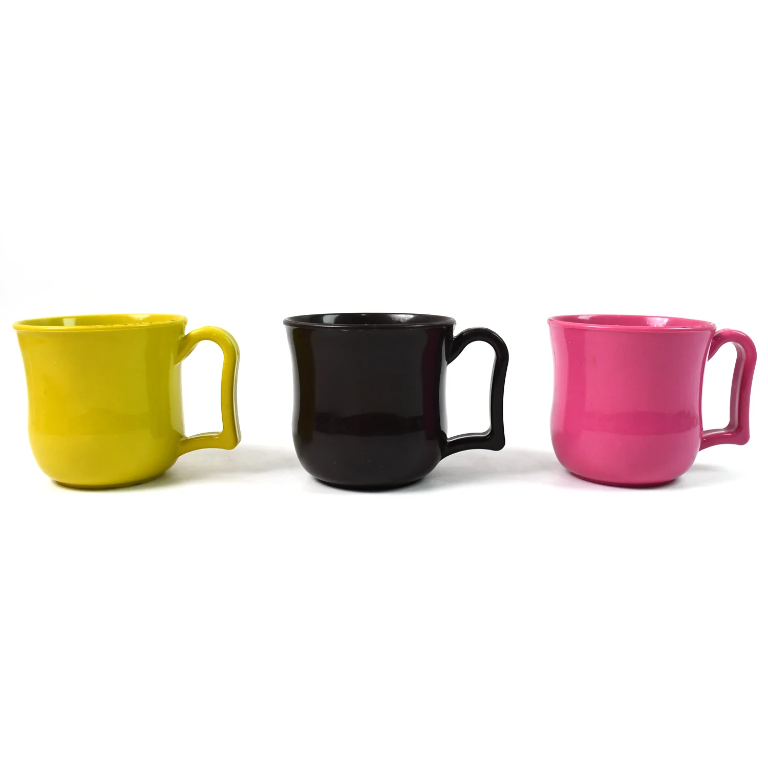Customized Premium Plastic Coffee/Tea Mug with Handle (1 Pc, Mix Color) - Image 5