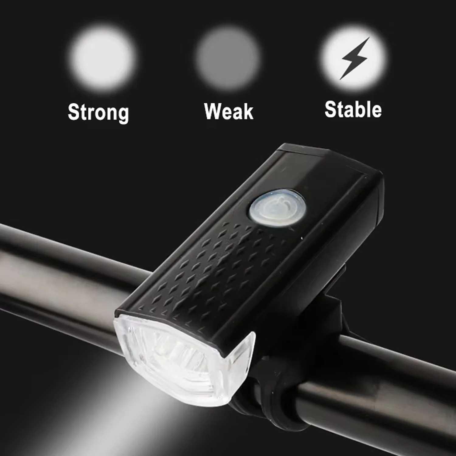 USB Rechargeable Bicycle Front Light (1 Pc) - Image 6