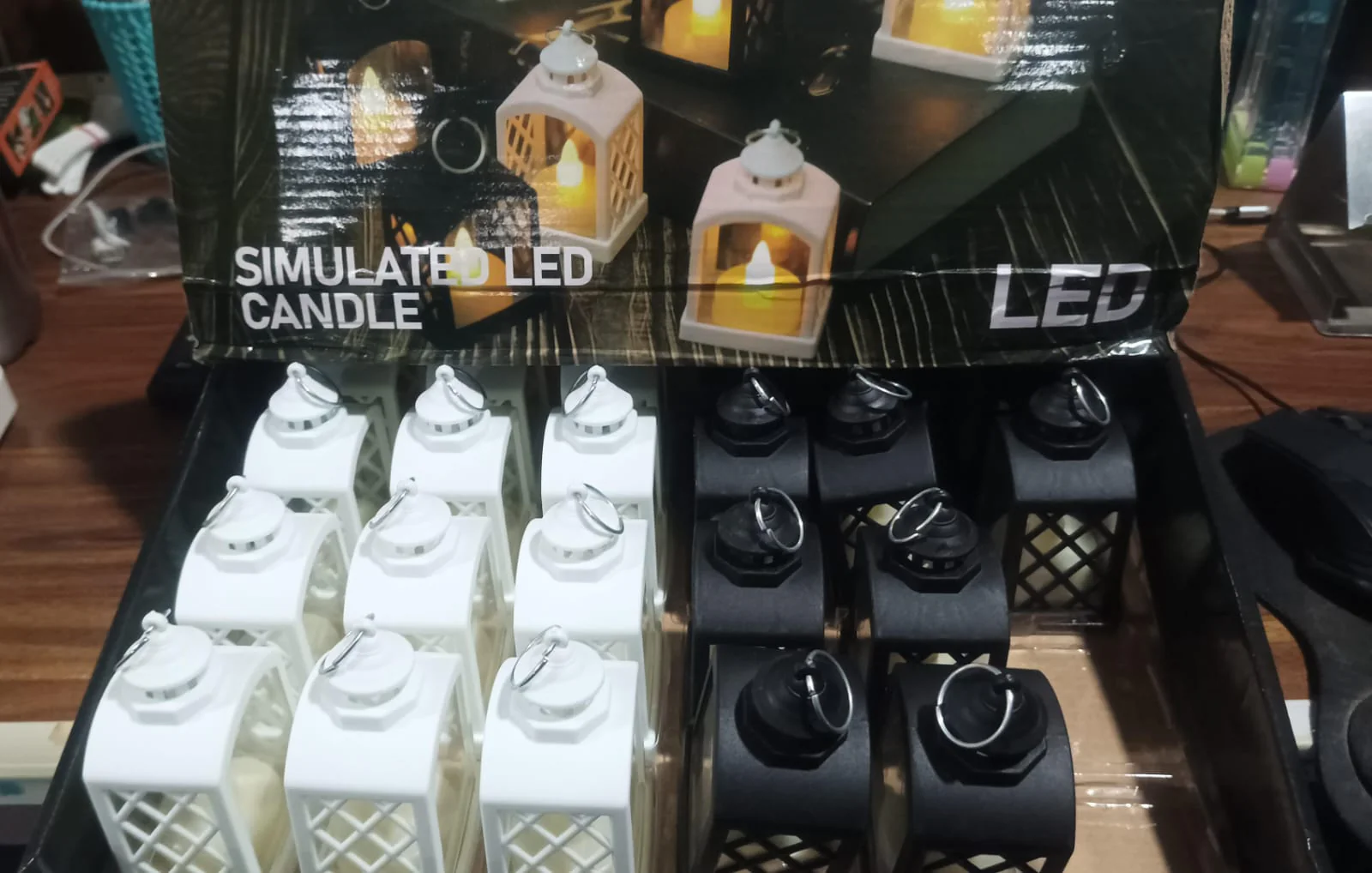 Smokeless Led Light Lantern Lamp, Diwali (24 Pcs Set) - Image 8