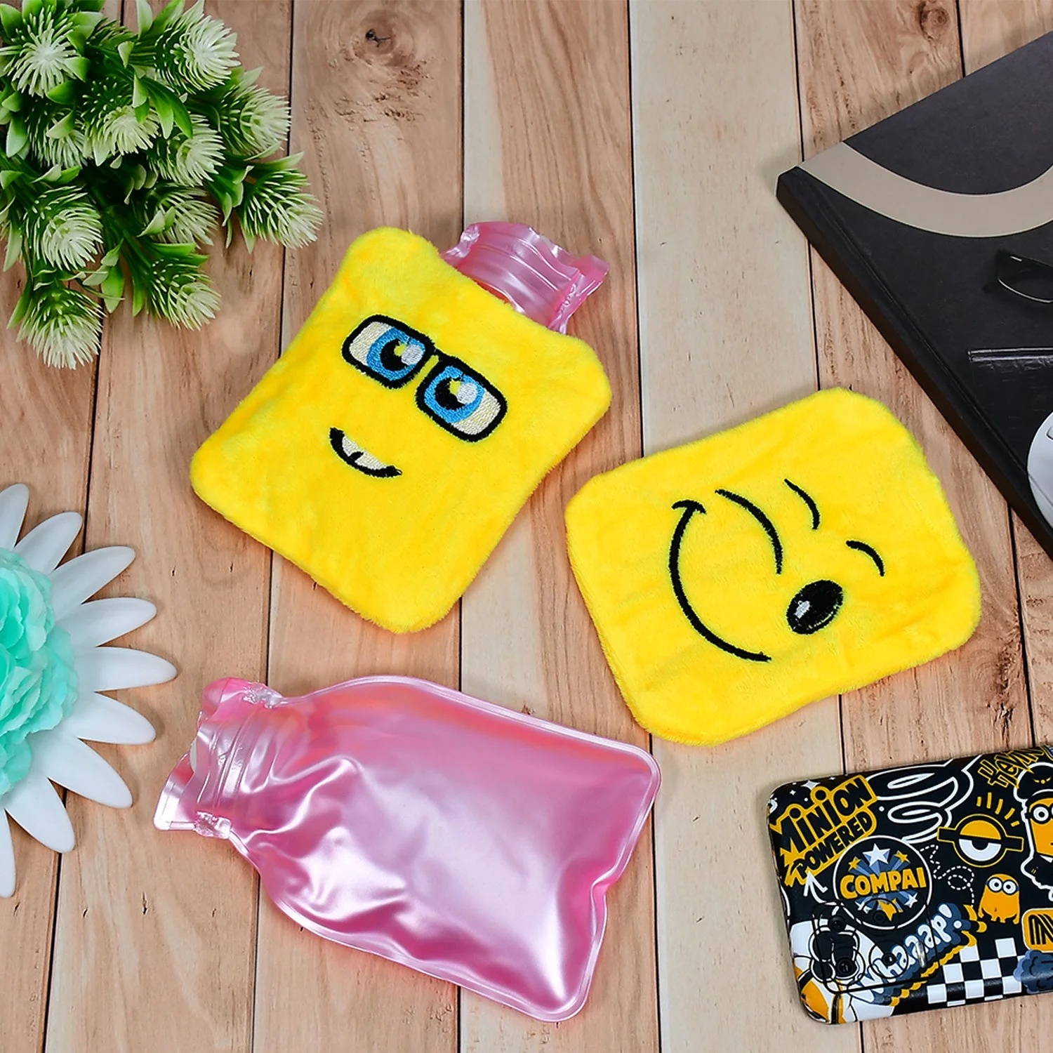 Mix design Fun Emoji Relief (1 Pc): Mini Hot Water Bag for Aches & Pains - Image 2