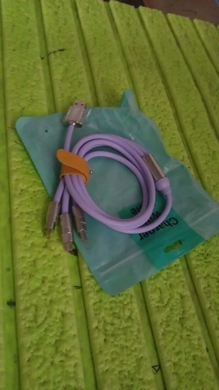 3 in 1 Multi Super Fast Charging Cable (1 Pc / 120 CM Long) - Image 7