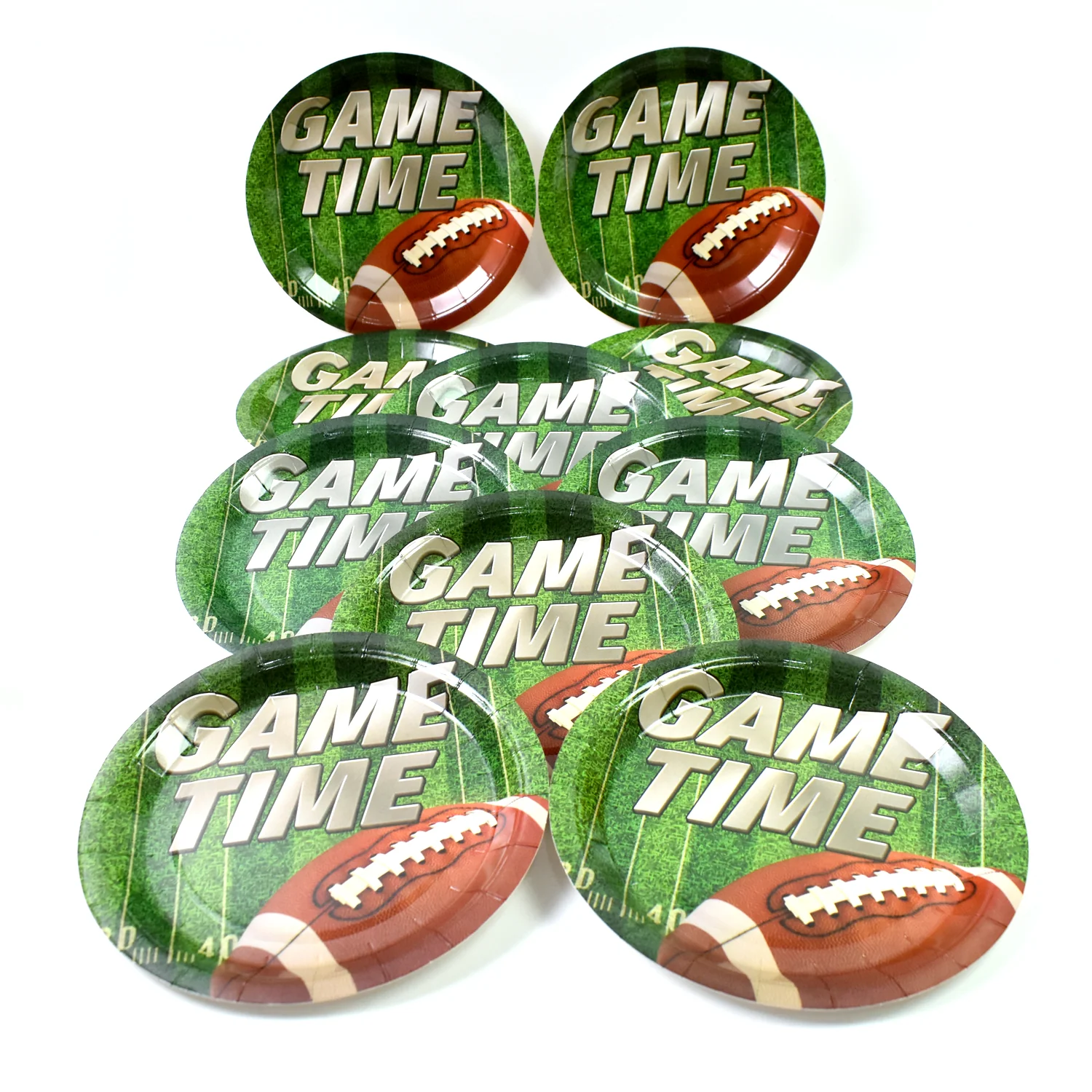Round Plates Disposable Paper Plates Happy Birthday, Gift (10 Pcs Set / Mix Design) - Image 9