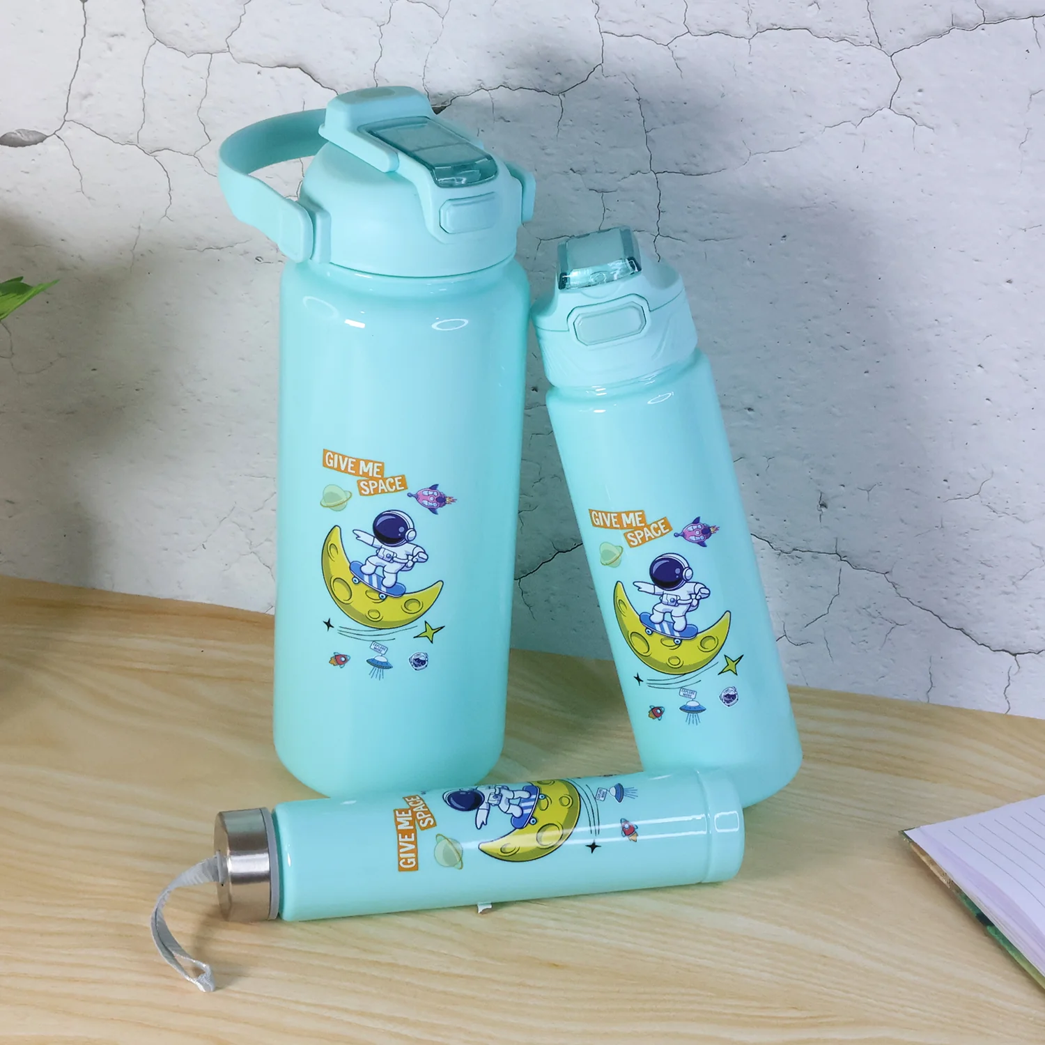 Premium Water Bottles 2000ml + 900ml + 300ml  - (Set) - Image 4