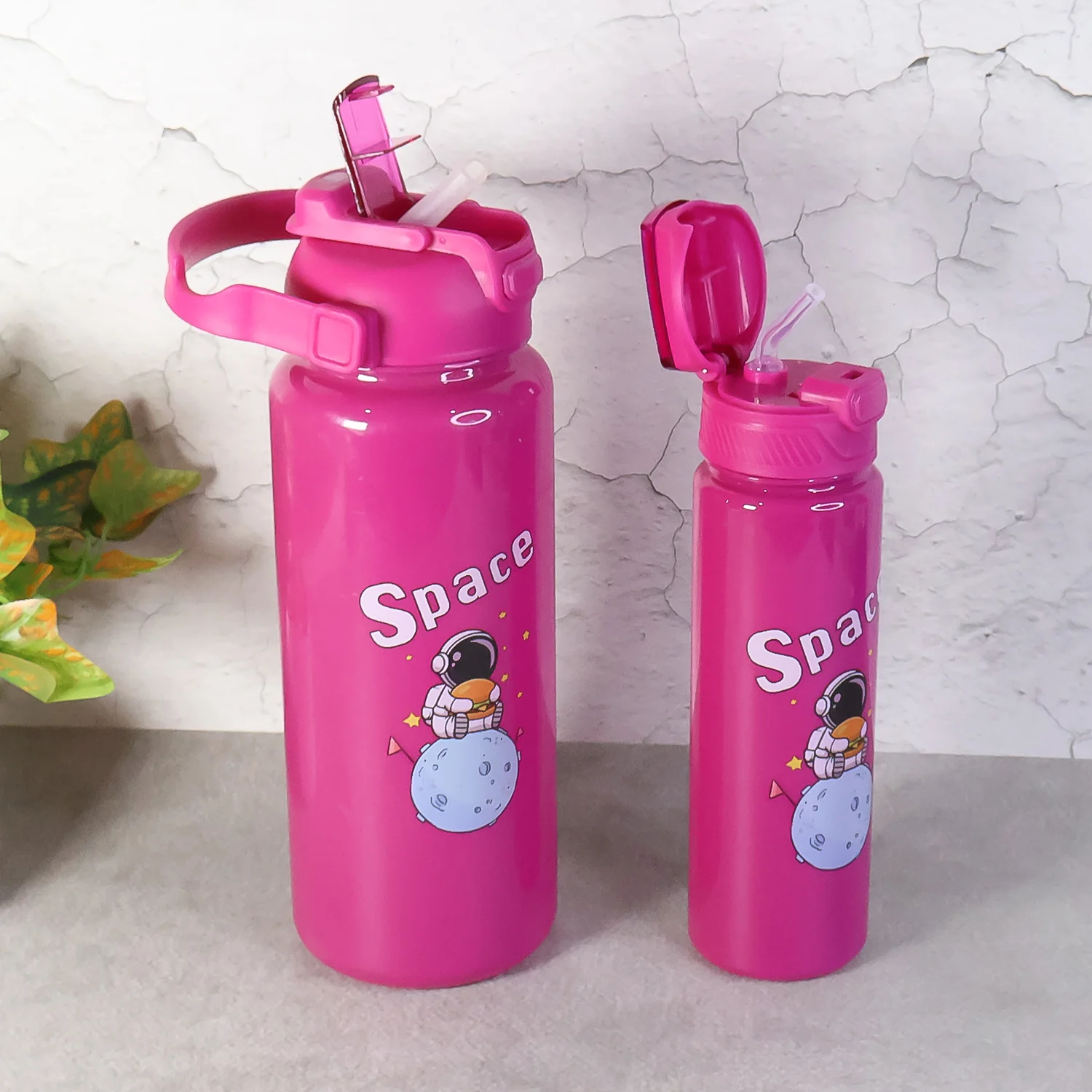 Space Theme Printed Water Bottles – 2000ML, 900ML & 300ML Approx- (Set) - Image 6
