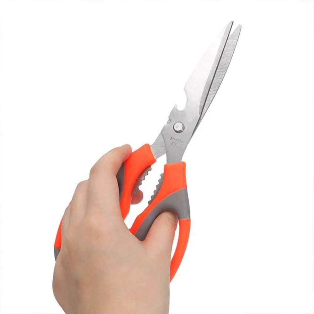 Multi-Function Kitchen Scissors for Veggies, Meat & Seafood with Bottle Opener - Image 6