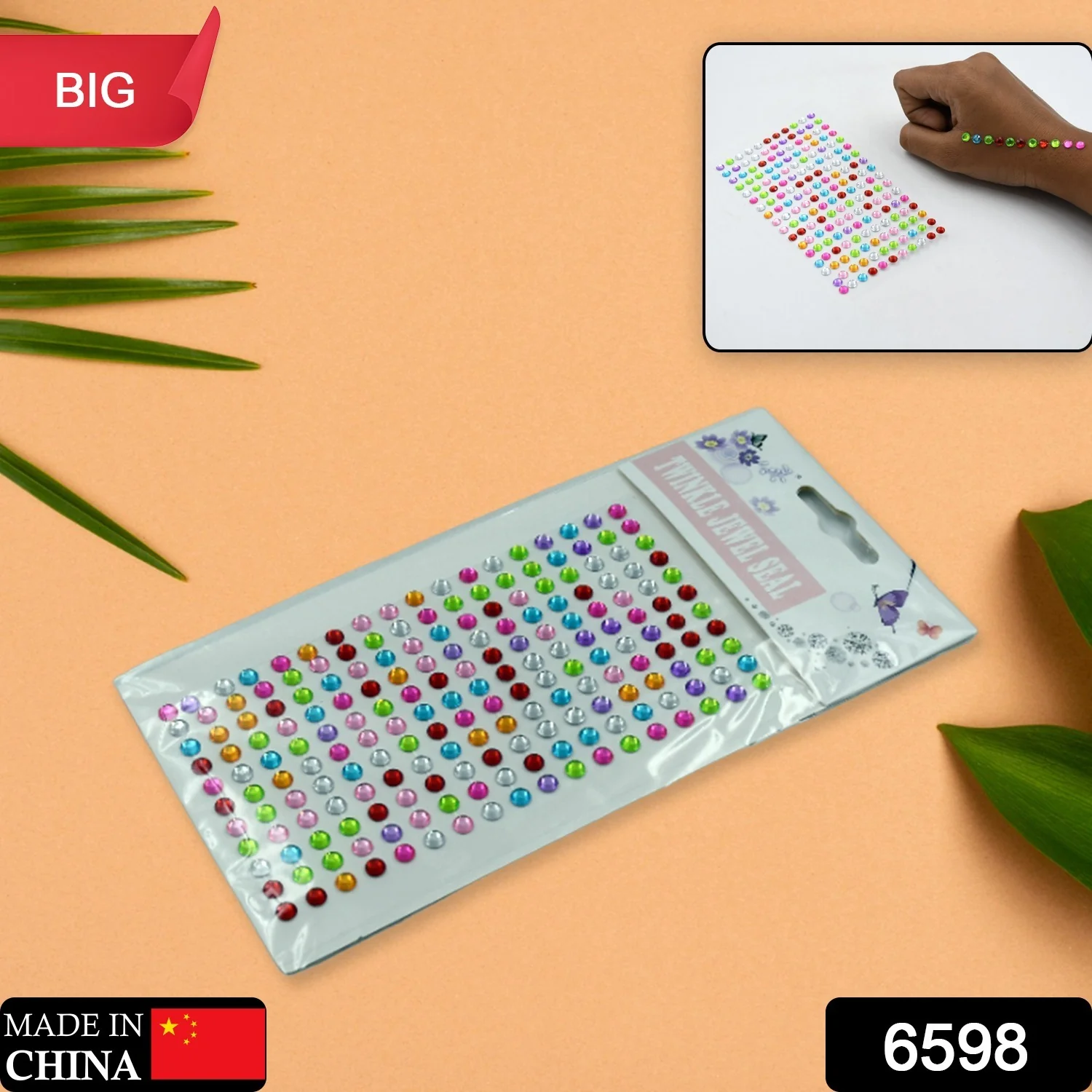 Self Adhesive Crystal Stickers for Art, Craft, Jewelry, Phone & School Projects - Image 2